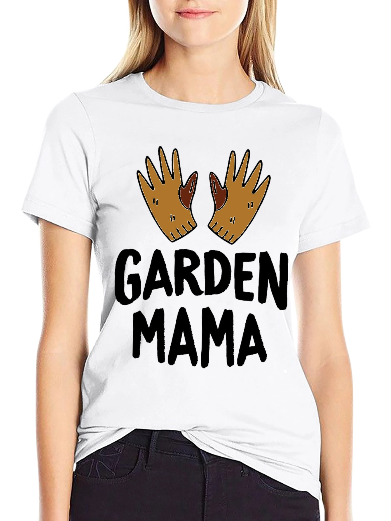Garden Mama Tee - Gardening Gloves Graphic T-Shirt