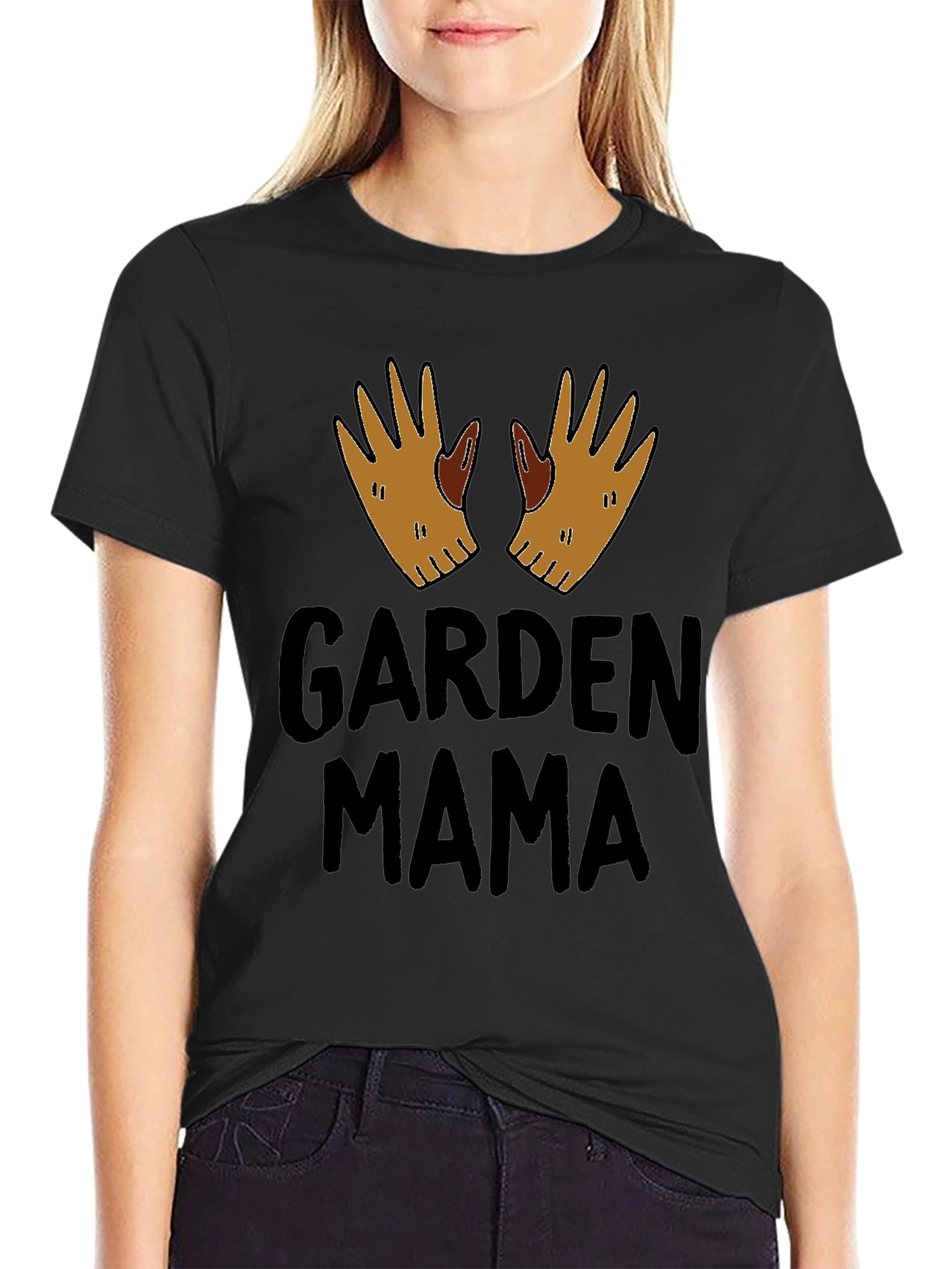 Garden Mama Tee - Gardening Gloves Graphic T-Shirt