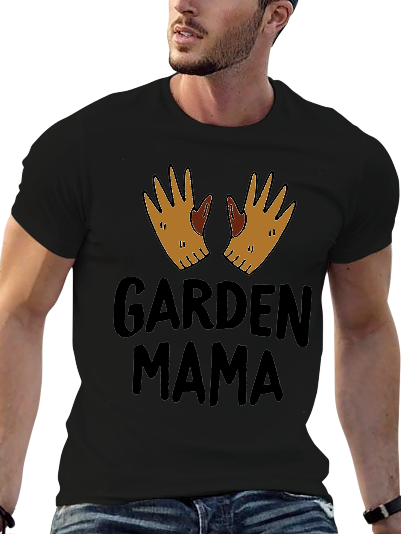 Garden Mama Tee - Gardening Gloves Graphic T-Shirt