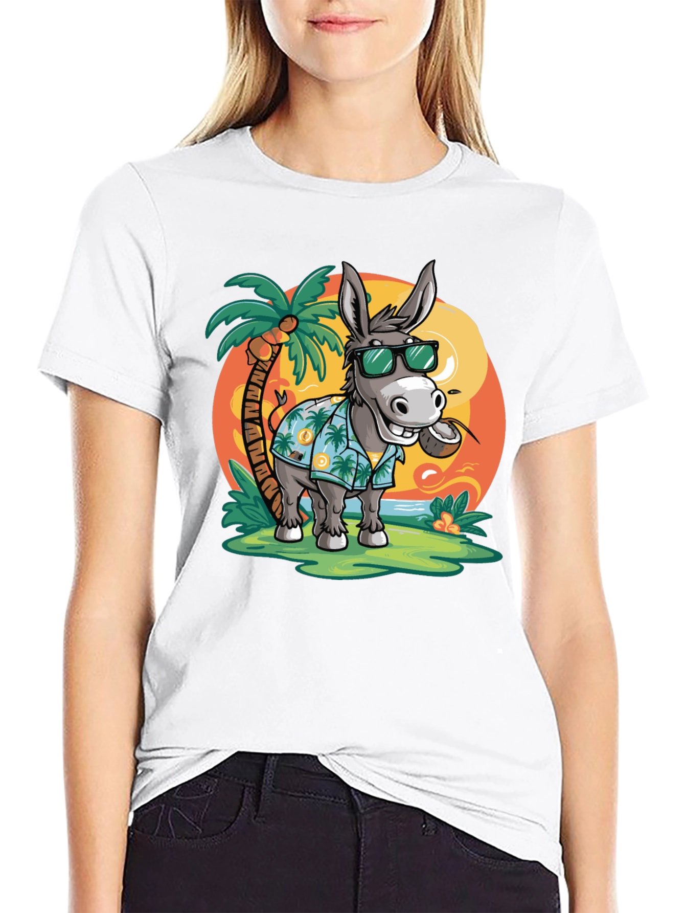 Tropical Donkey T-Shirt