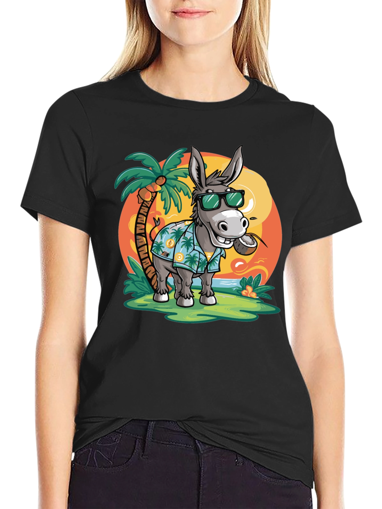 Tropical Donkey T-Shirt