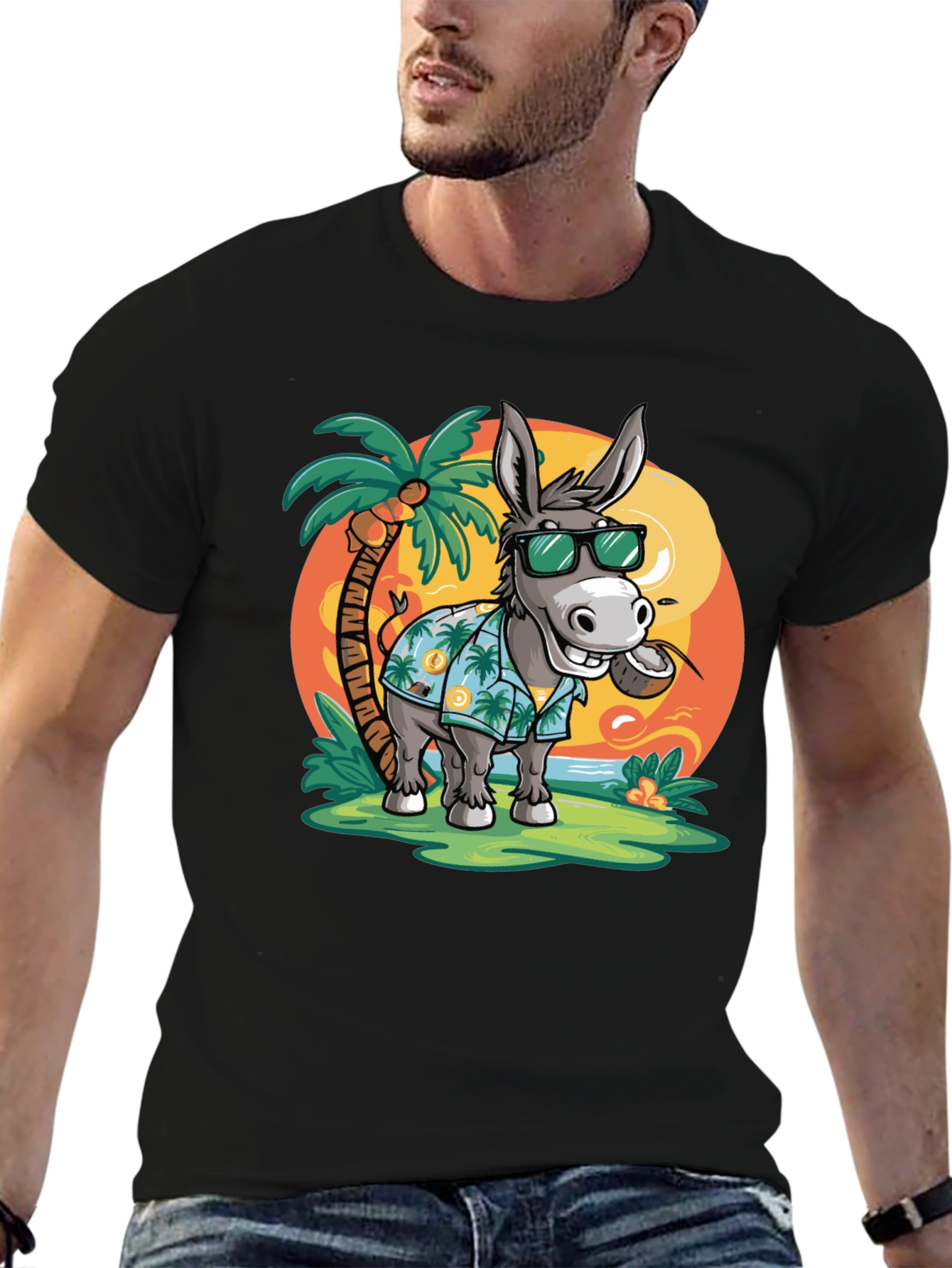 Tropical Donkey T-Shirt