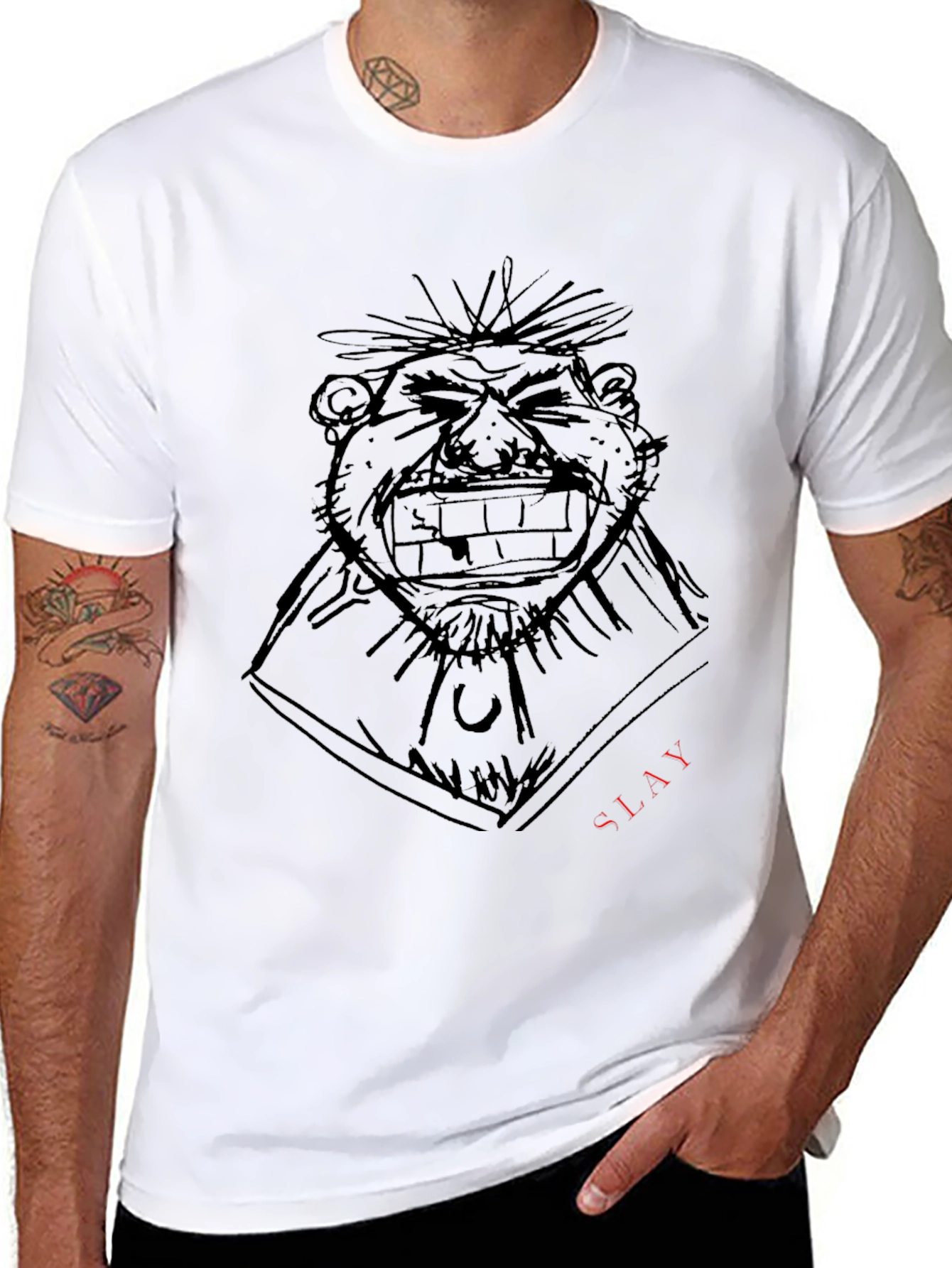 Edgy Graphic T-Shirt - Slay Style