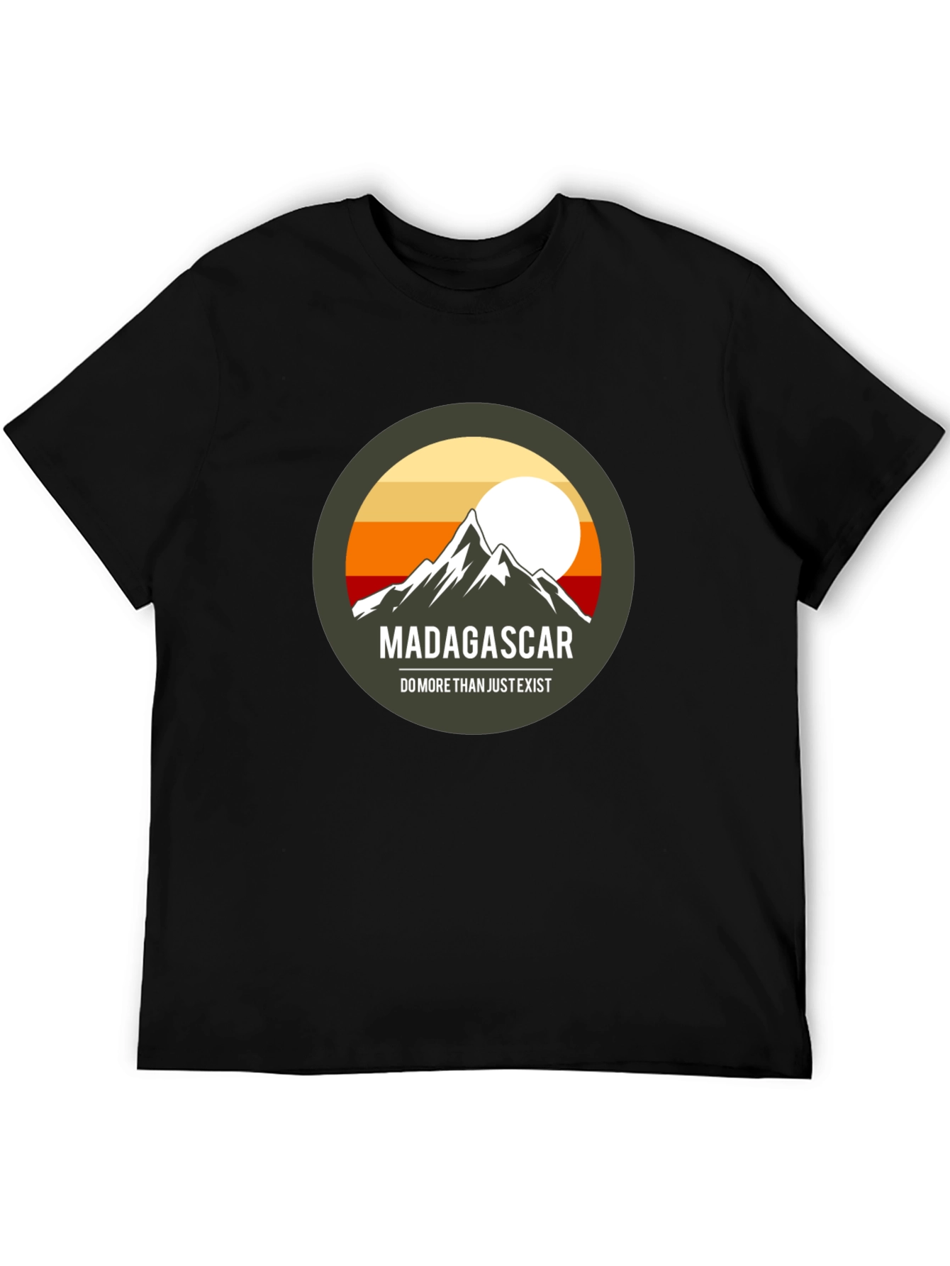 Madagascar Mountain Adventure T-Shirt - Unisex Black Tee