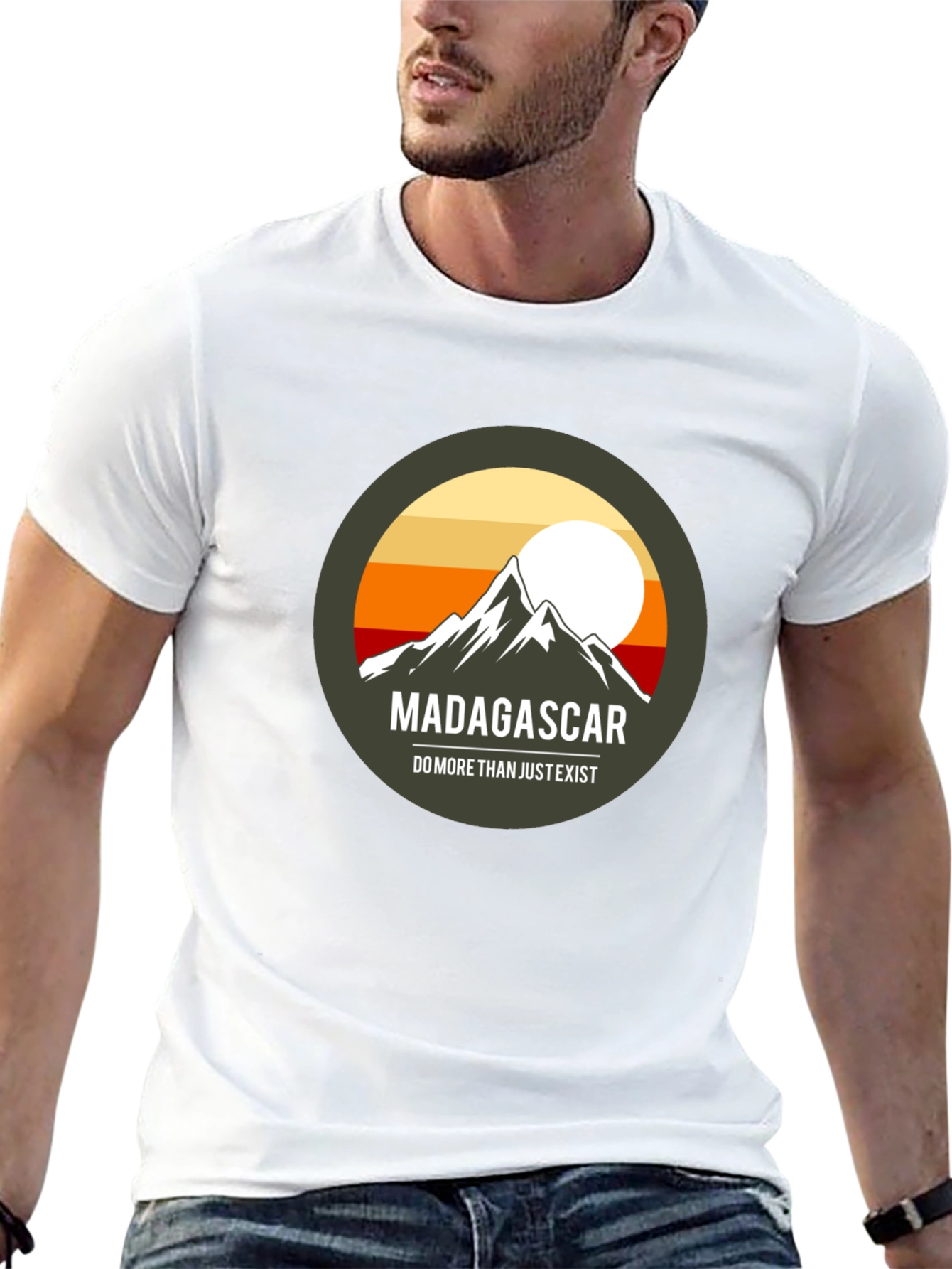 Madagascar Mountain Adventure T-Shirt - Unisex Black Tee
