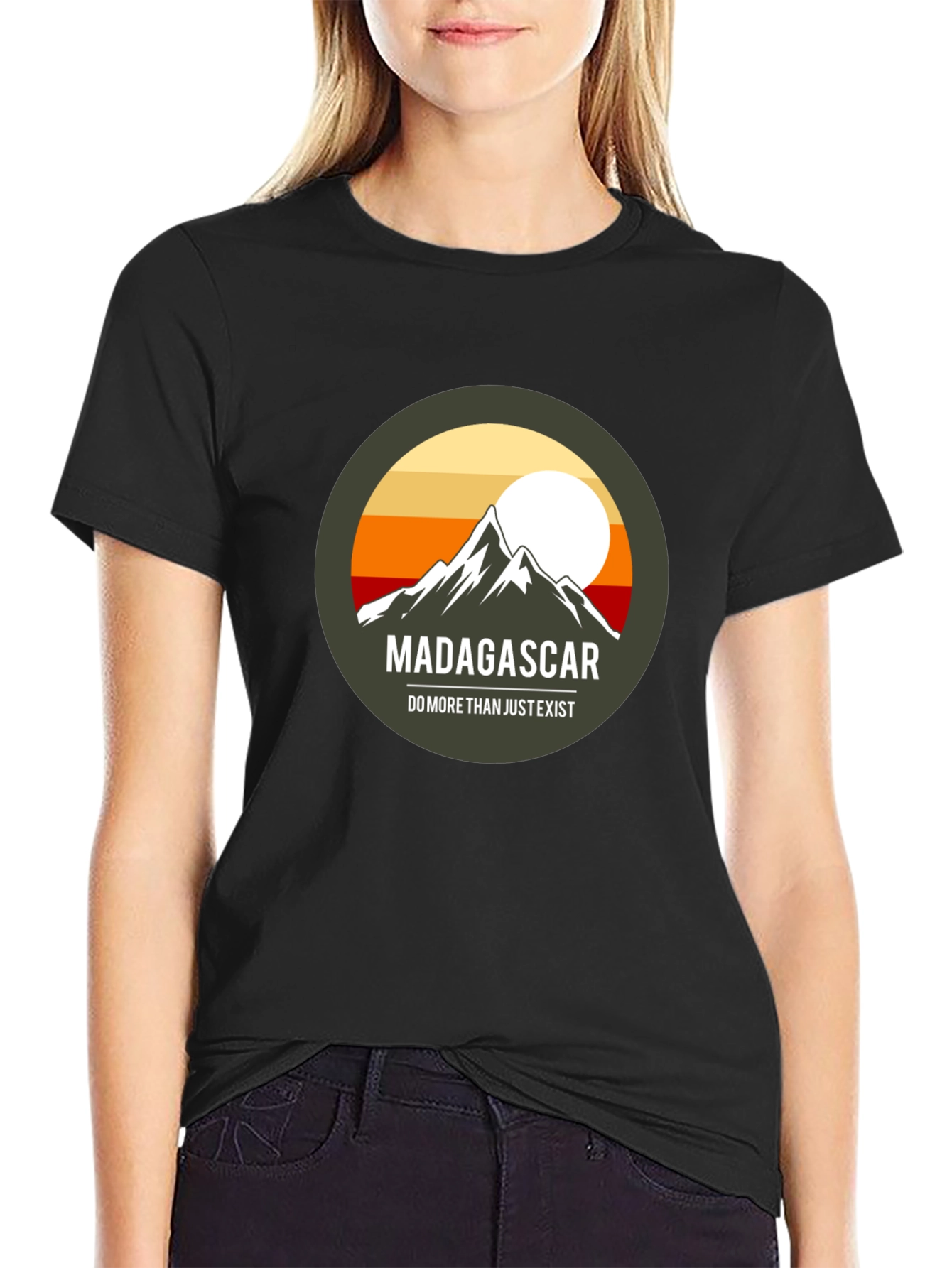 Madagascar Mountain Adventure T-Shirt - Unisex Black Tee
