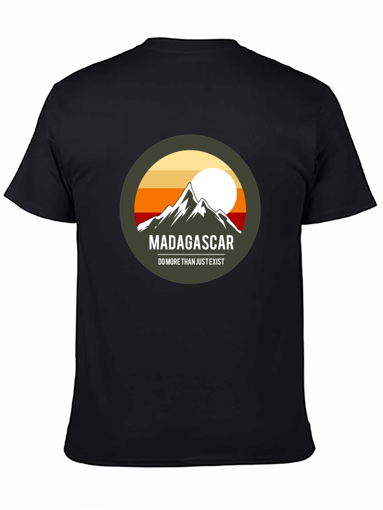 Madagascar Mountain Adventure T-Shirt - Unisex Black Tee
