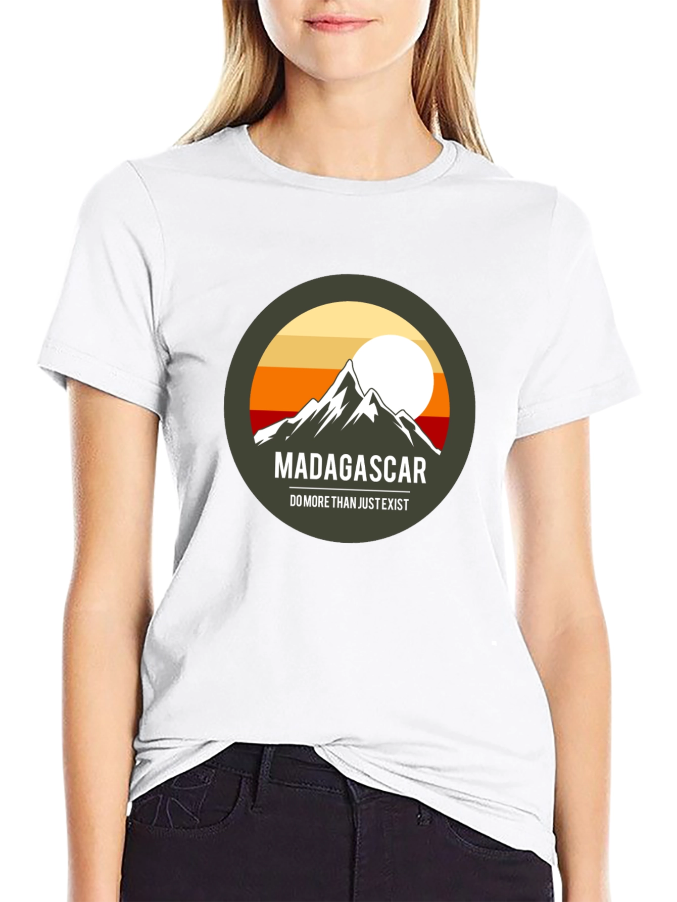 Madagascar Mountain Adventure T-Shirt - Unisex Black Tee