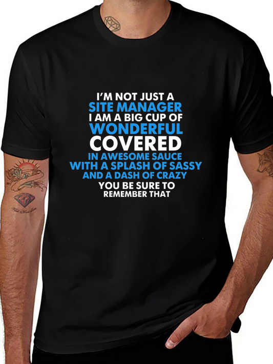 Site Manager Funny T-Shirt