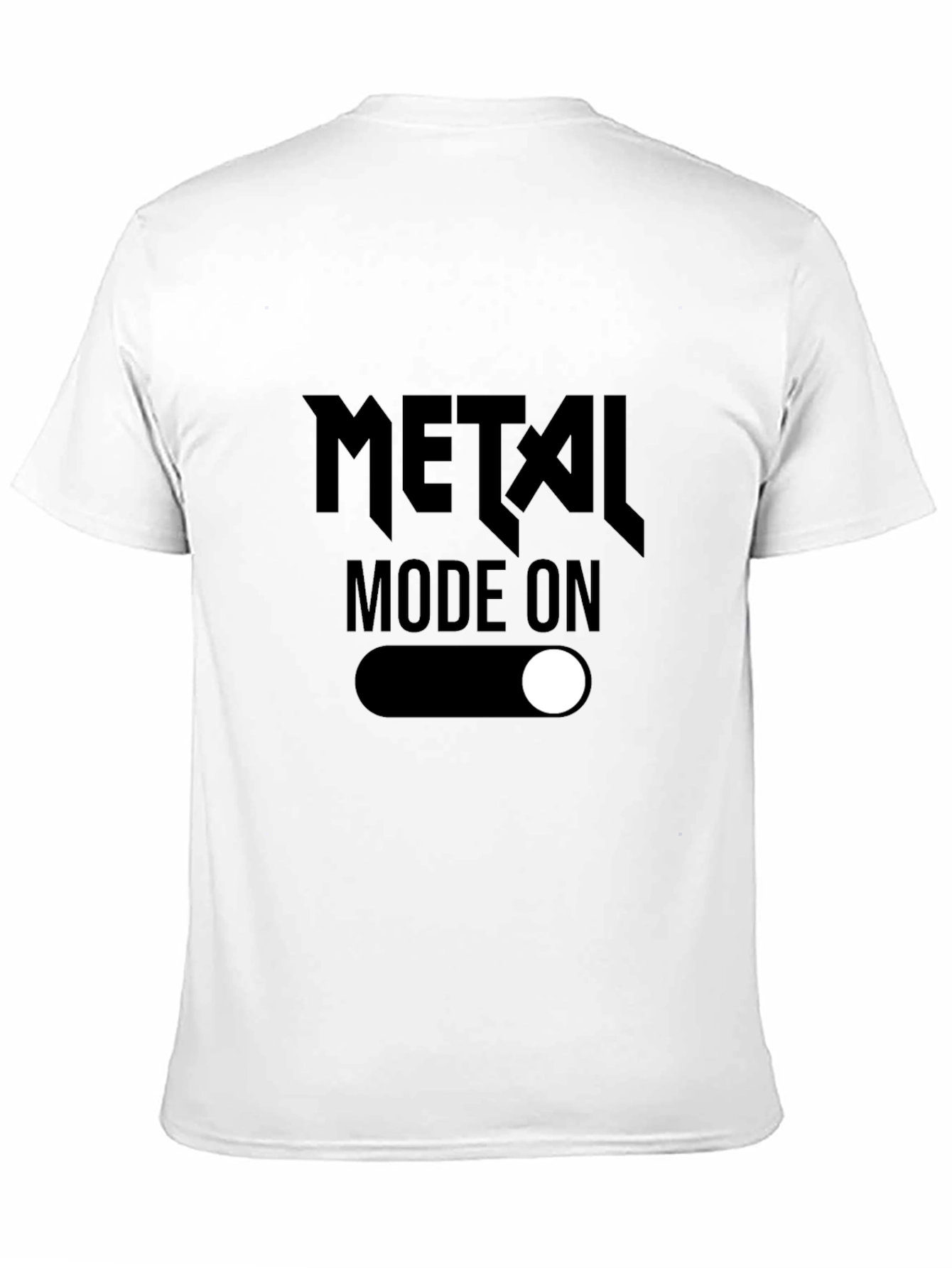 Metal Mode On Graphic Tee - Rock Music Shirt
