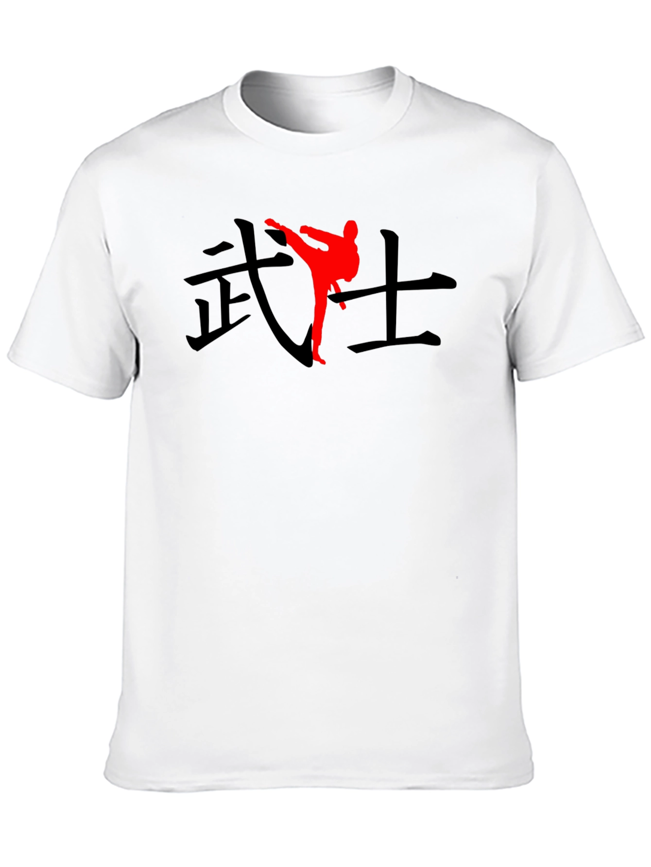 Warrior Kick Graphic Tee - Martial Arts Inspired