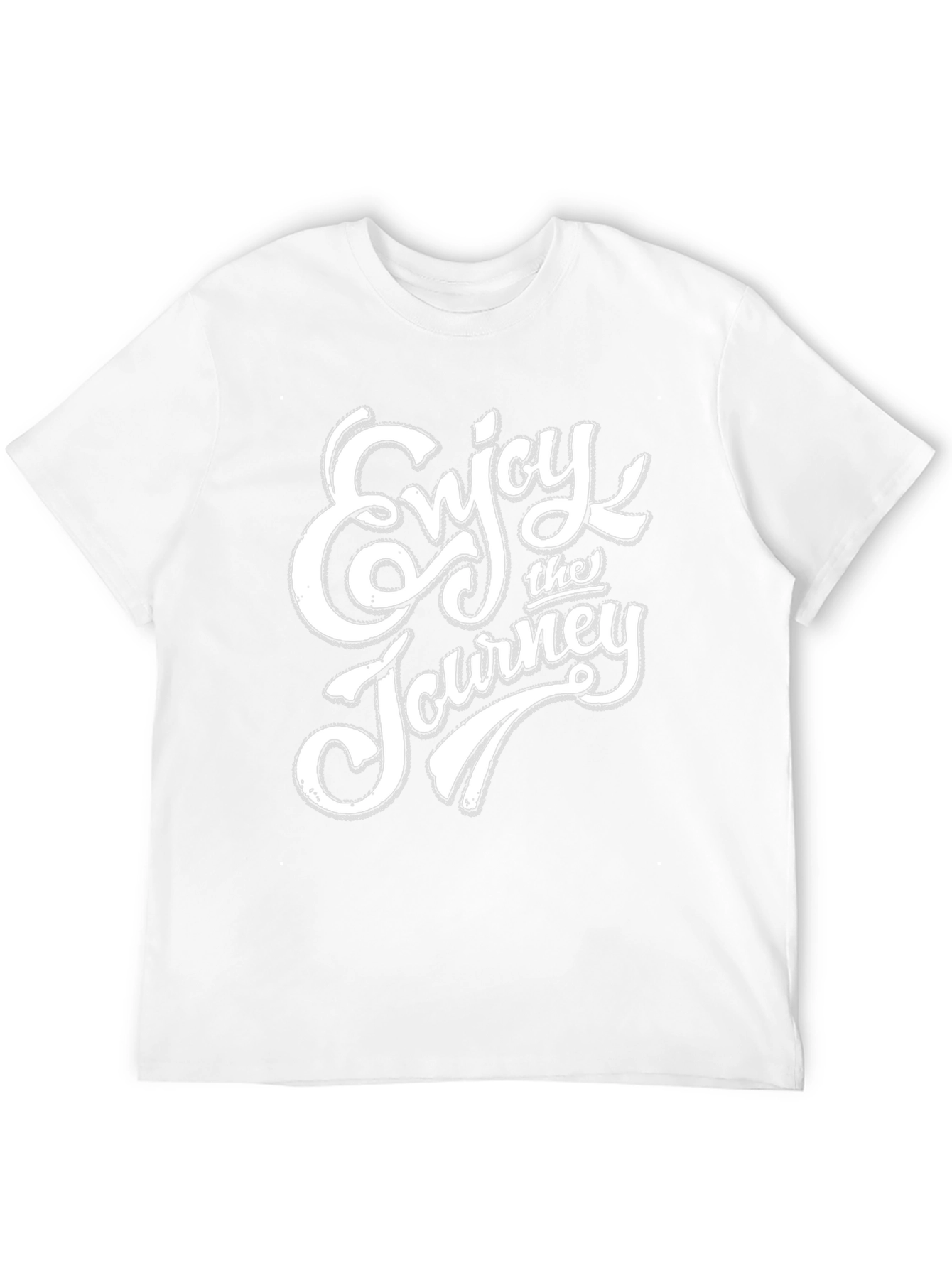 Enjoy the Journey Graphic Tee - Black Cotton Blend