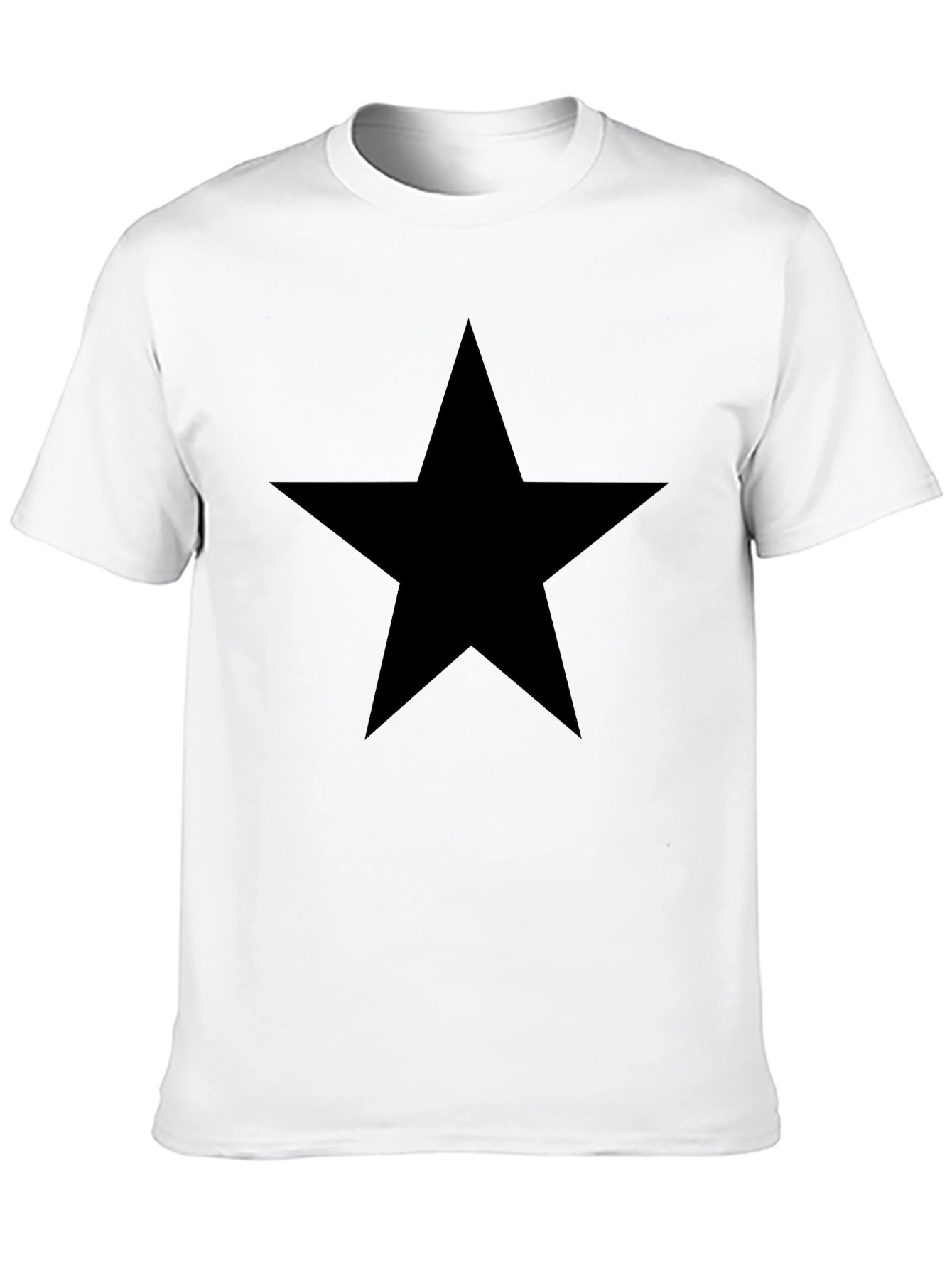 Black Star Graphic Tee - Modern Casual Style