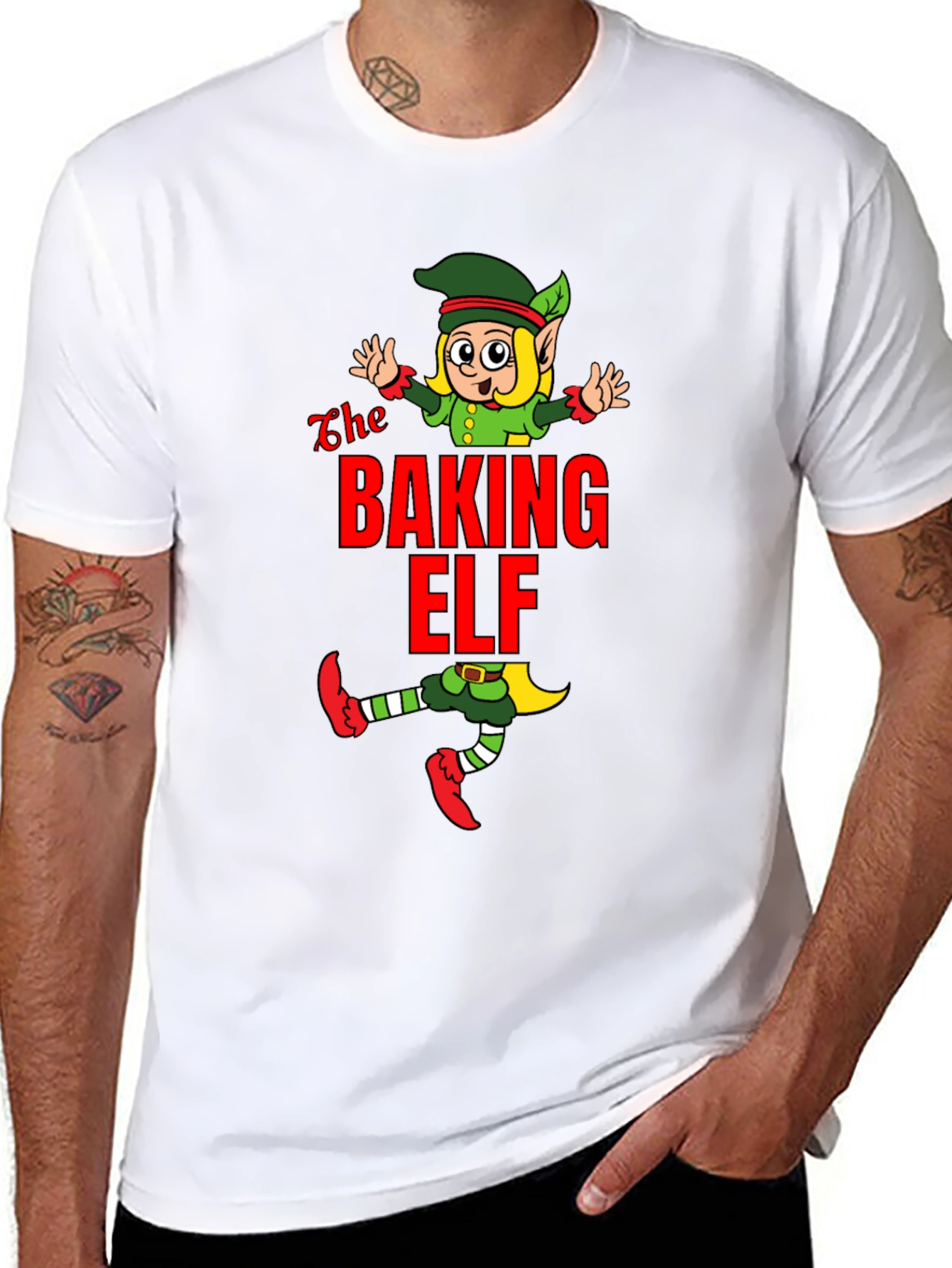 Baking Elf Black T-Shirt
