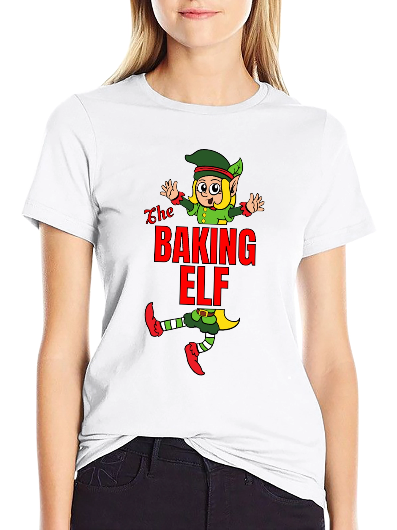 Baking Elf Black T-Shirt