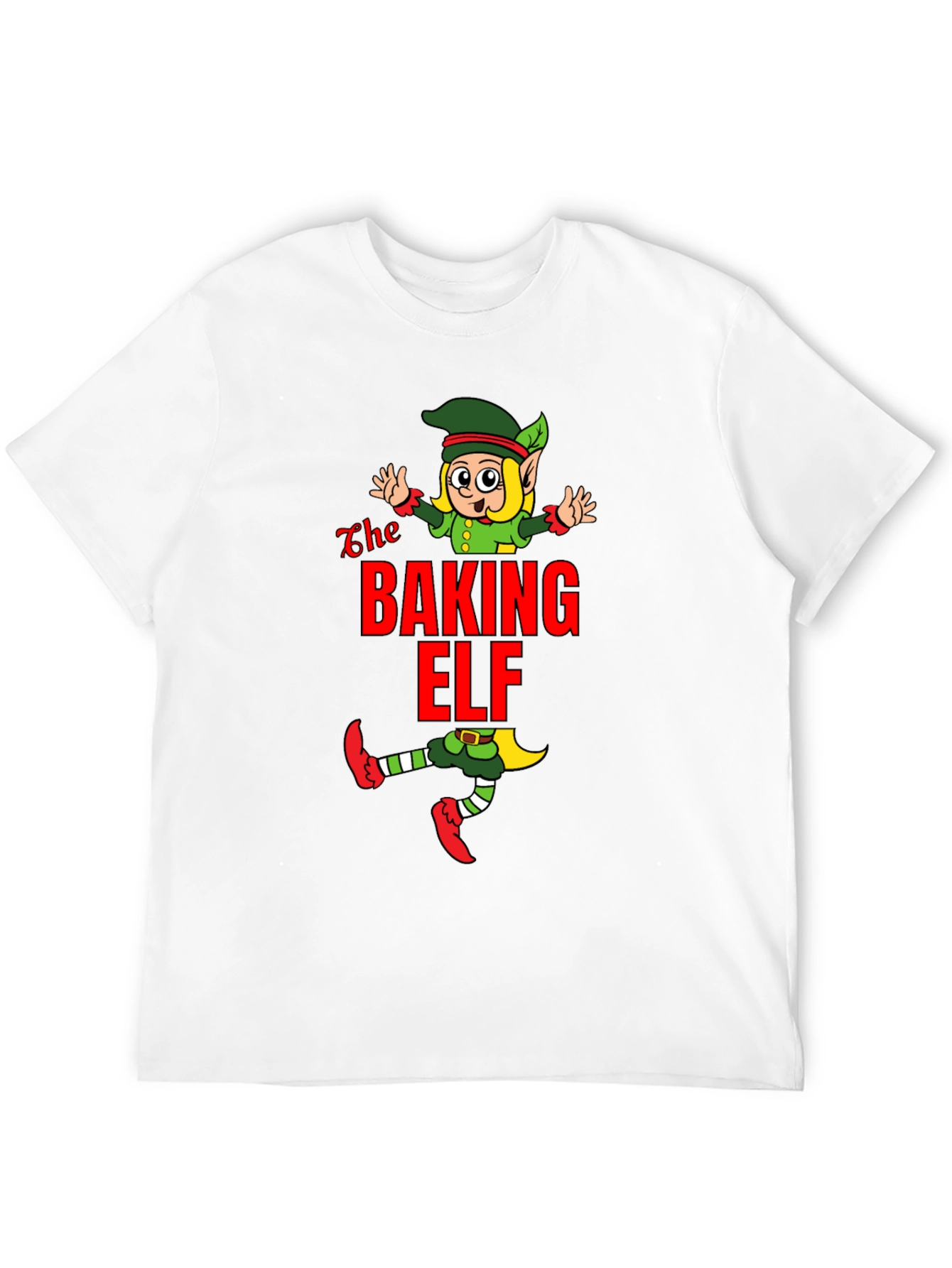 Baking Elf Black T-Shirt