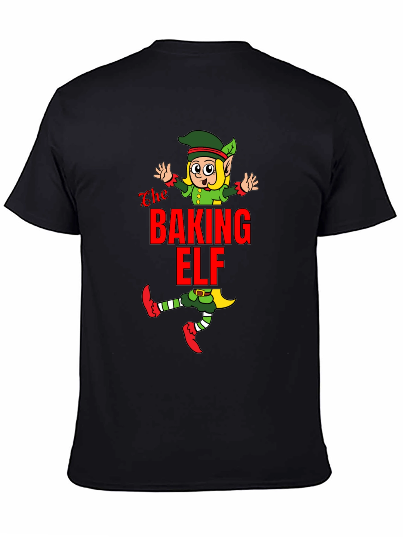 Baking Elf Black T-Shirt
