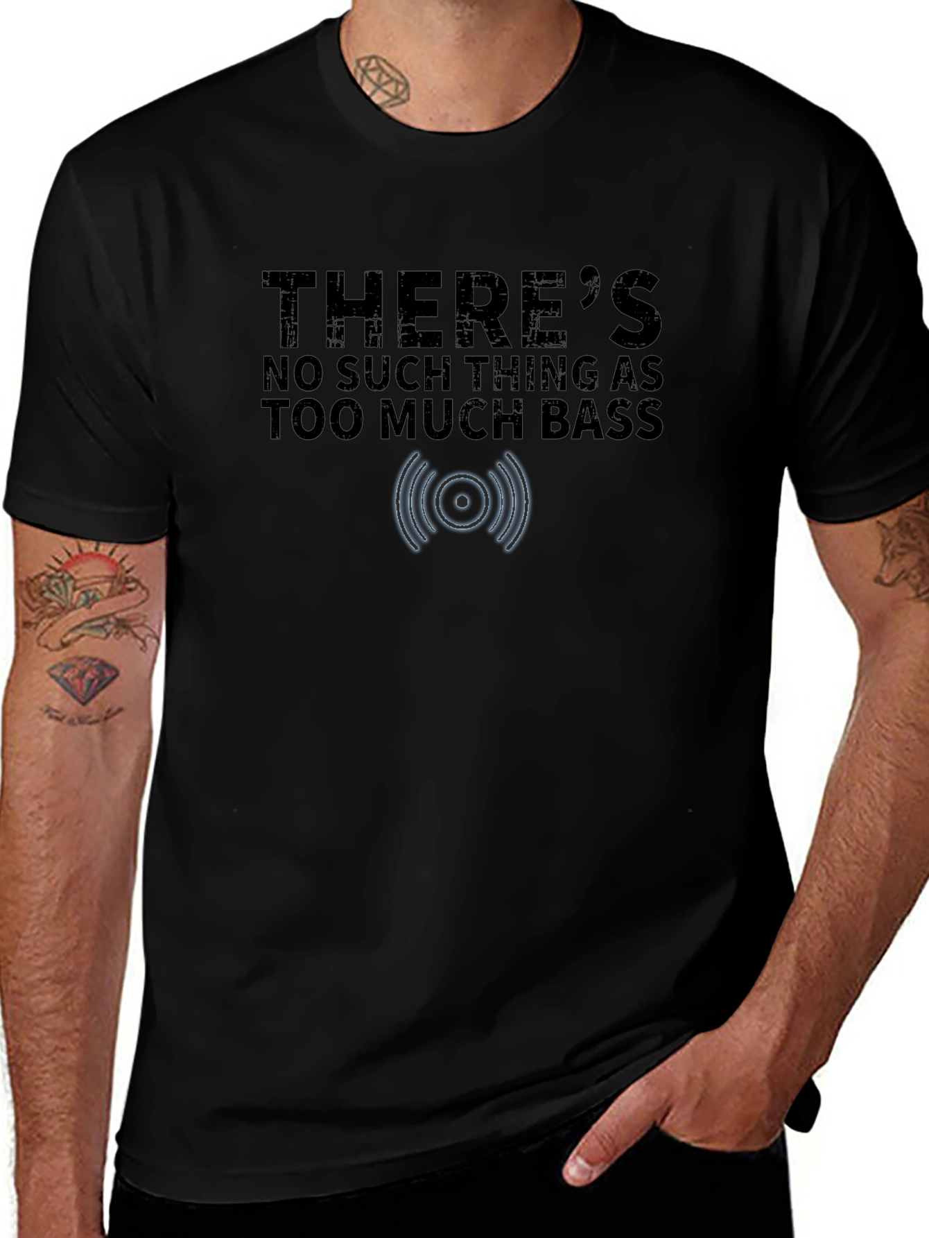 Too Much Bass T-Shirt - Music Lover Tee