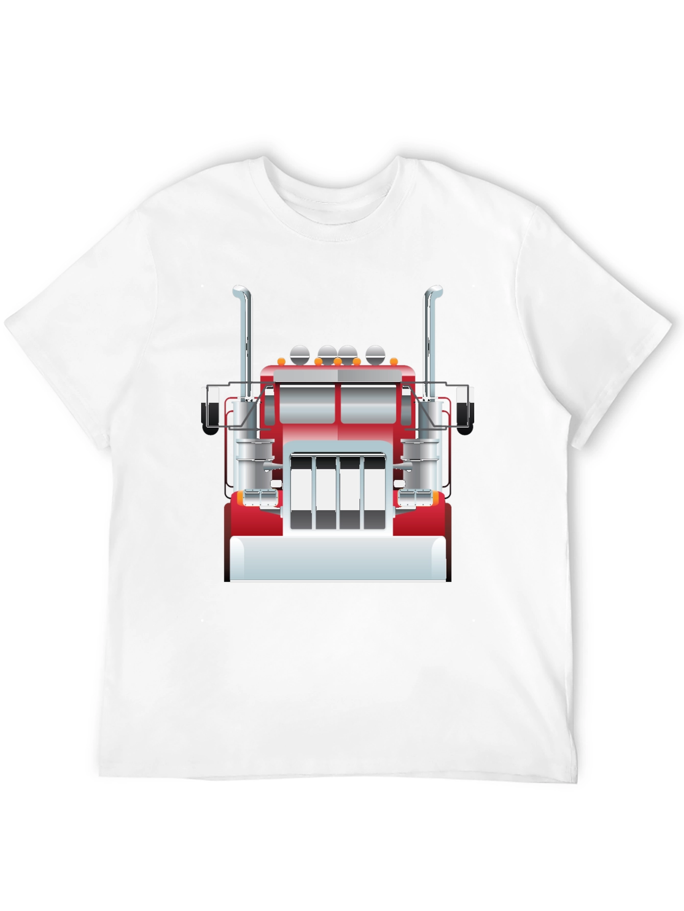 Truck Graphic Tee - Black Cotton Blend