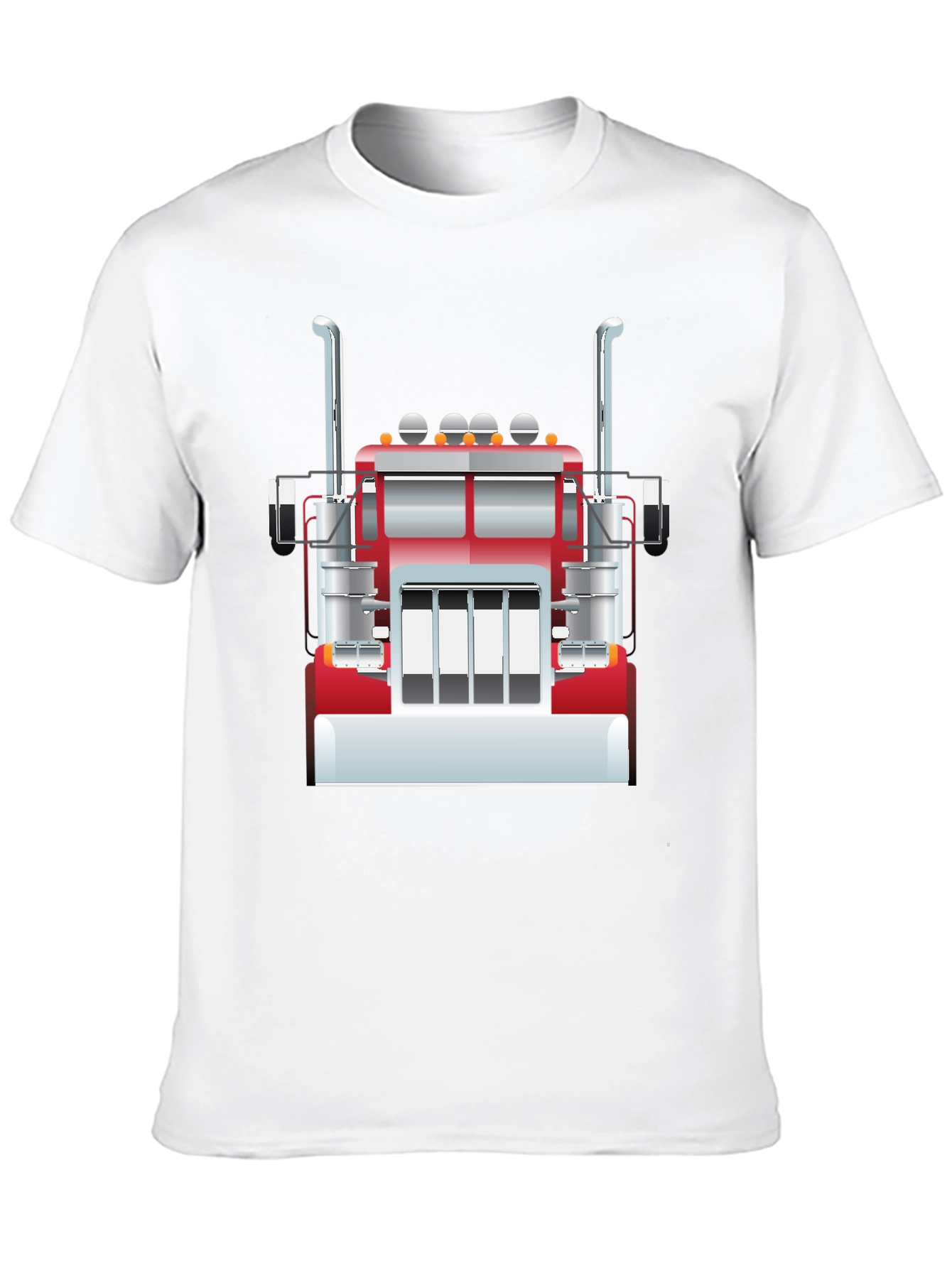 Truck Graphic Tee - Black Cotton Blend