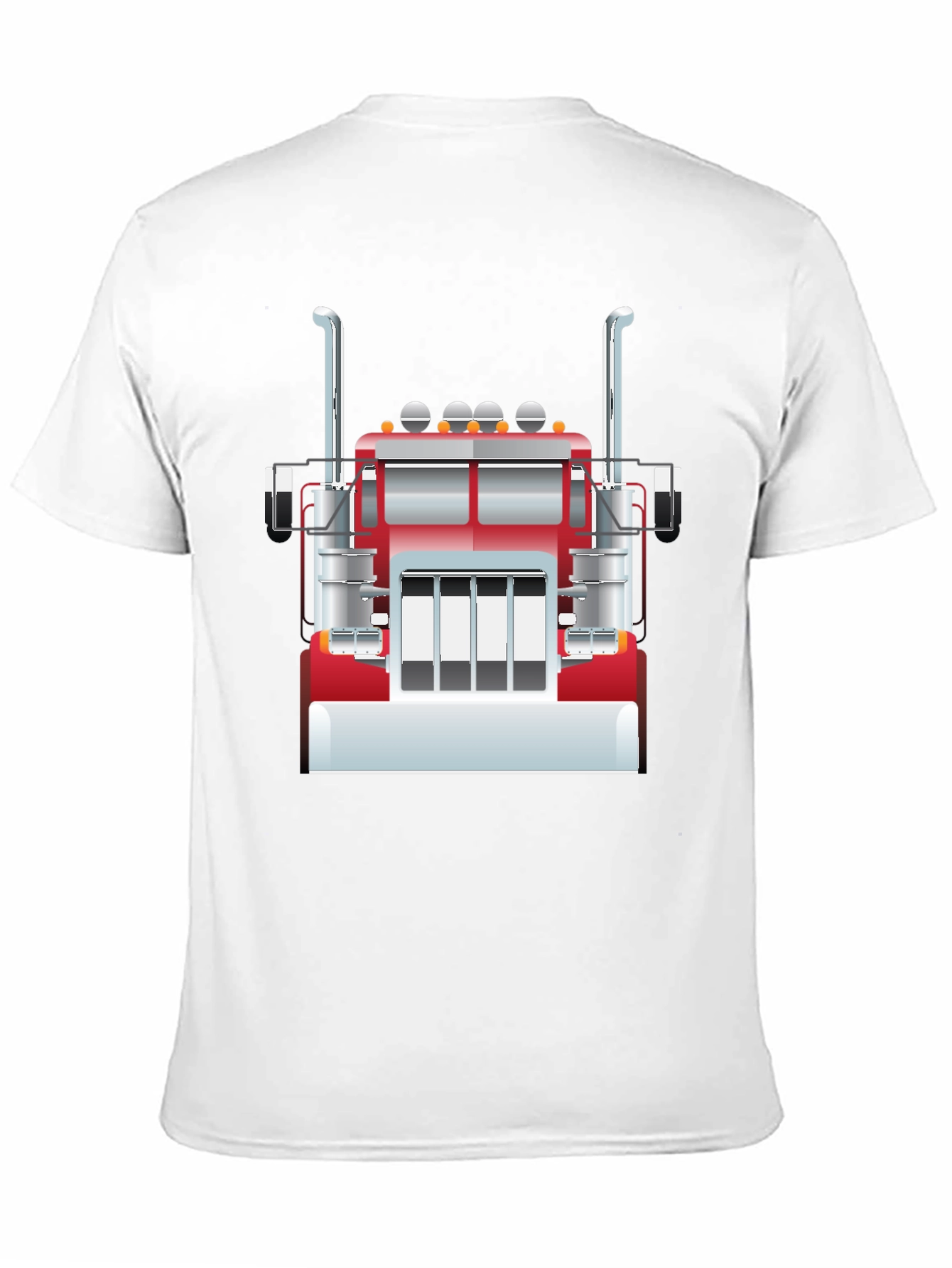 Truck Graphic Tee - Black Cotton Blend