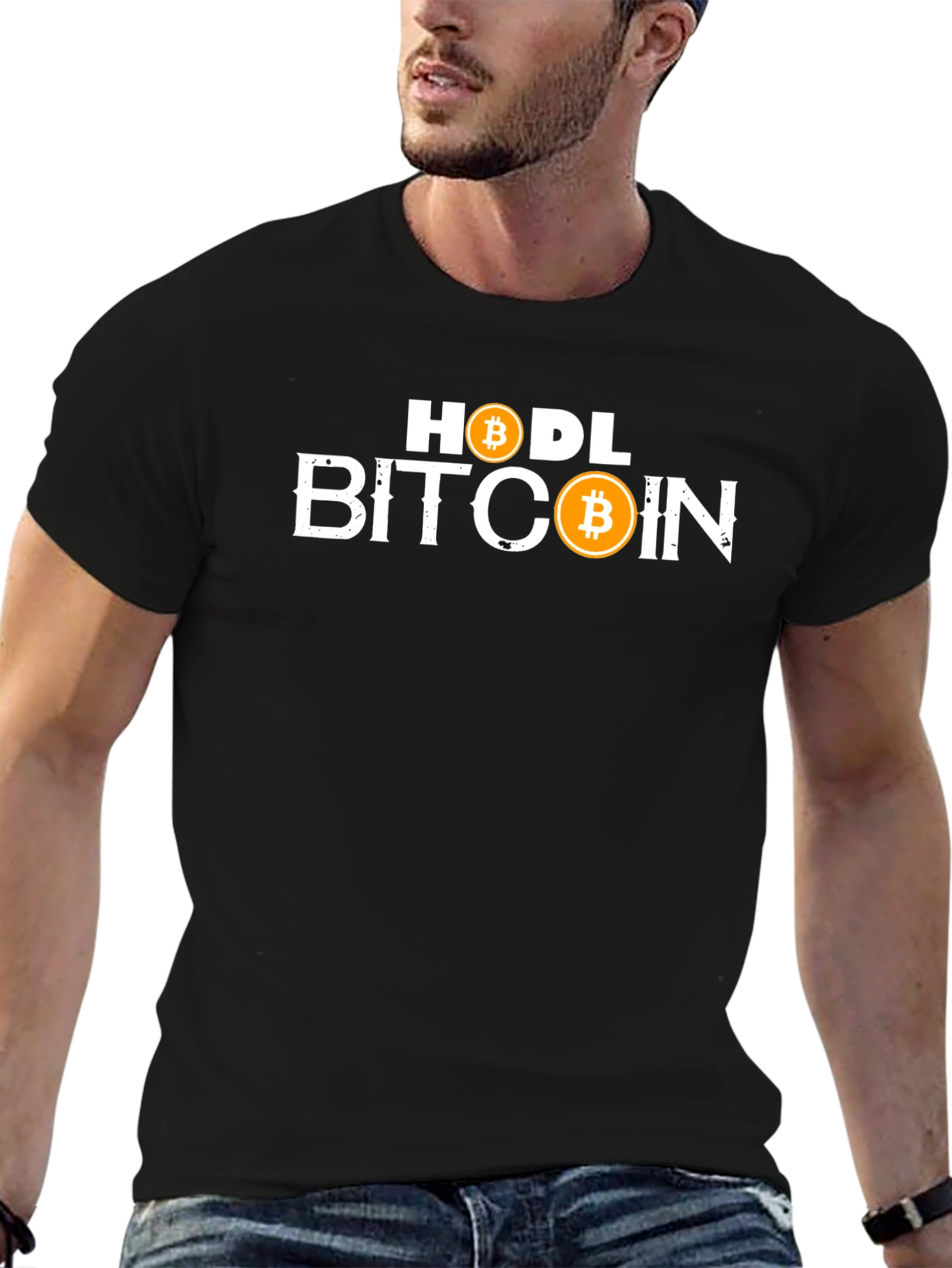 HODL Bitcoin Graphic Tee - Crypto Investor Shirt