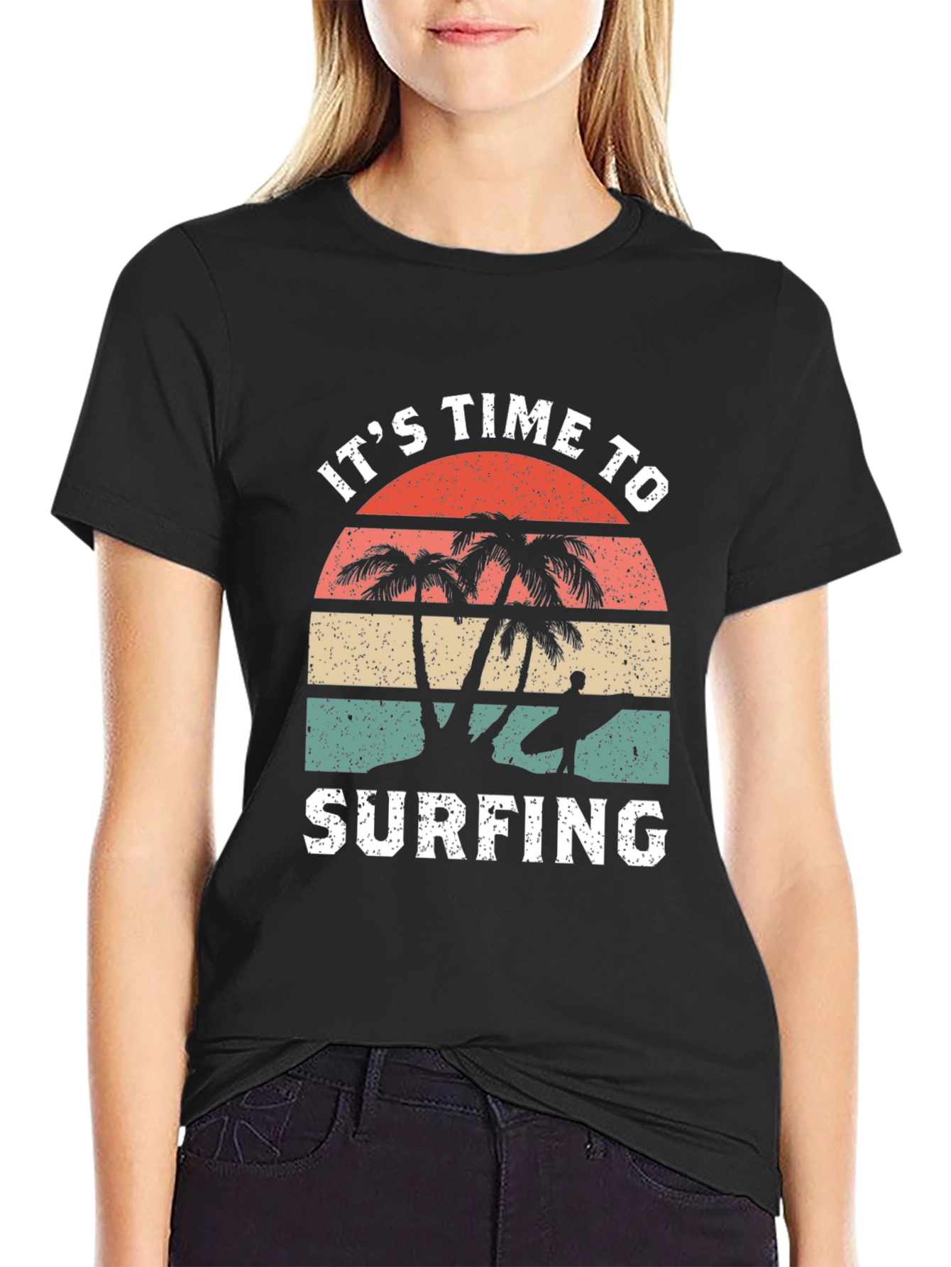 Its Time to Surfing Graphic T-Shirt