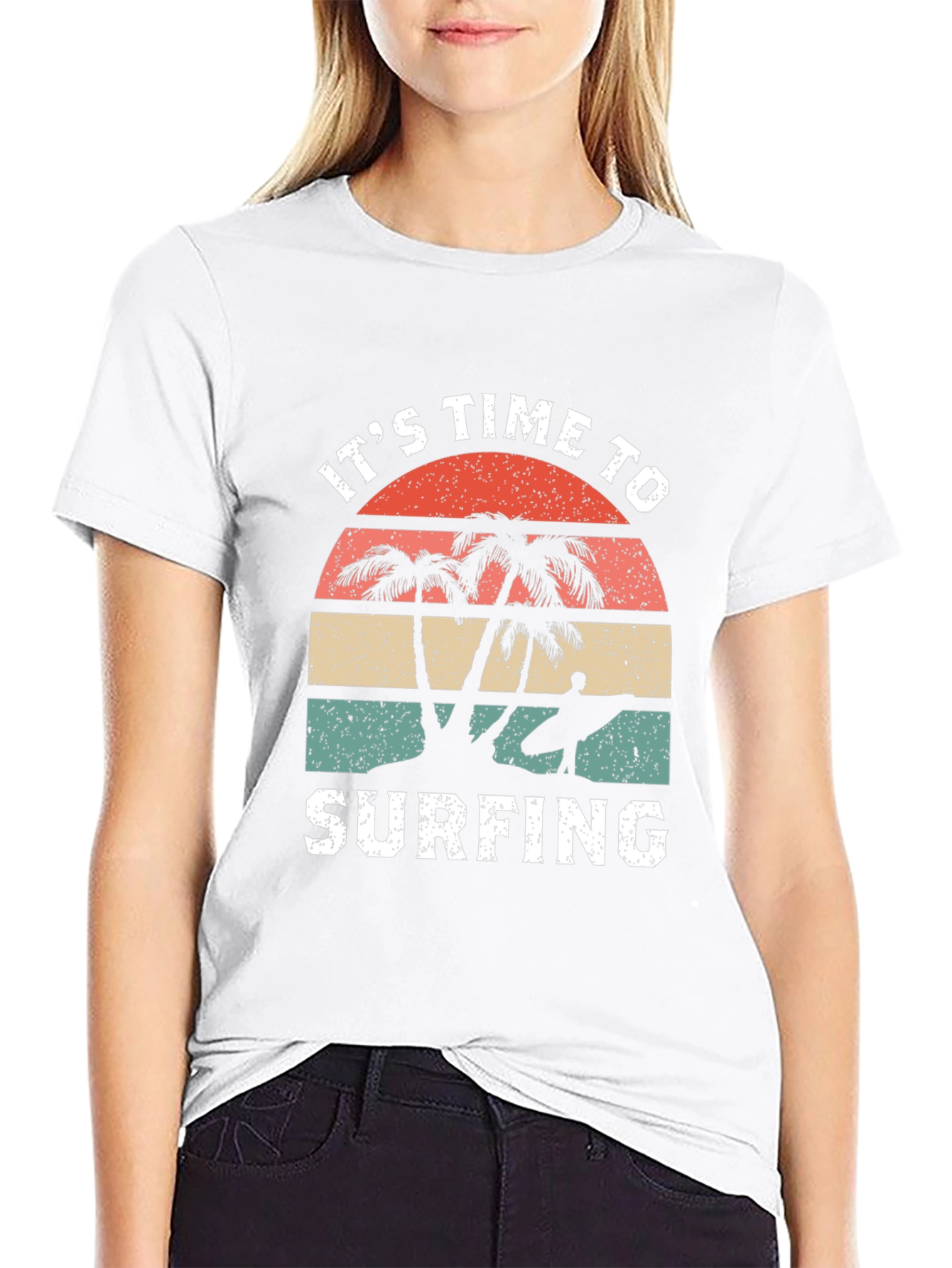 Its Time to Surfing Graphic T-Shirt
