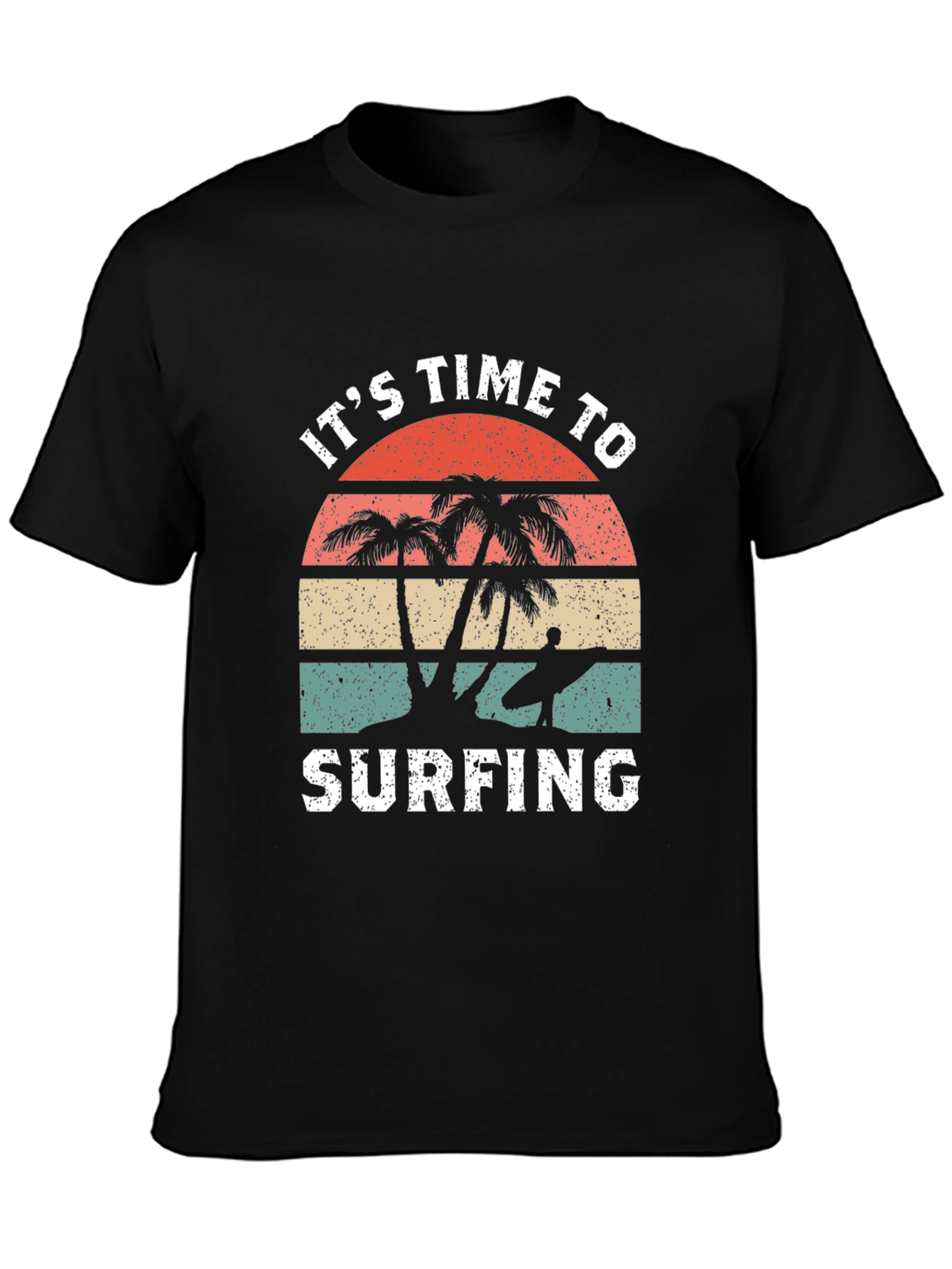 Its Time to Surfing Graphic T-Shirt