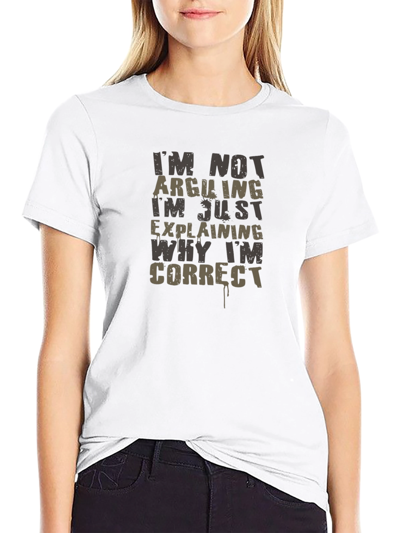 Im Not Arguing T-Shirt Funny Sarcastic Tee