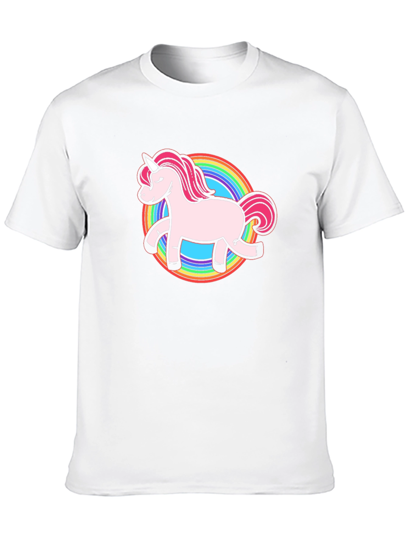 Unicorn Rainbow Graphic T-Shirt