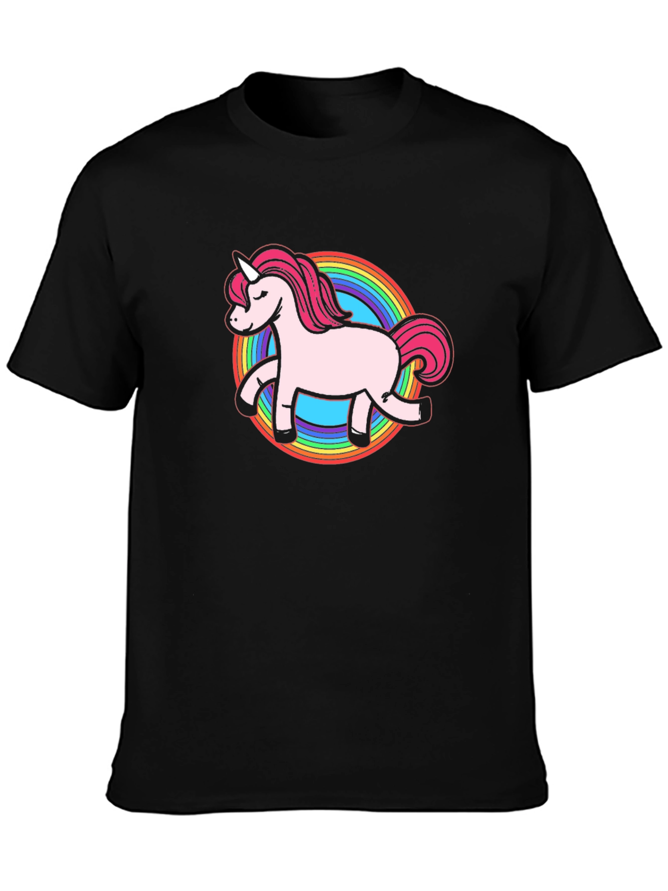 Unicorn Rainbow Graphic T-Shirt