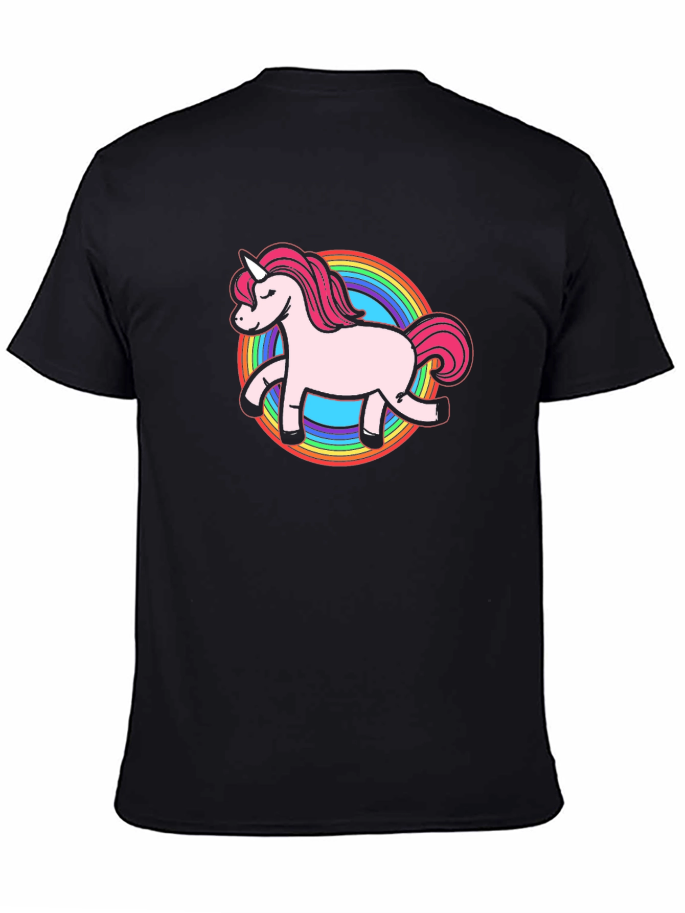 Unicorn Rainbow Graphic T-Shirt