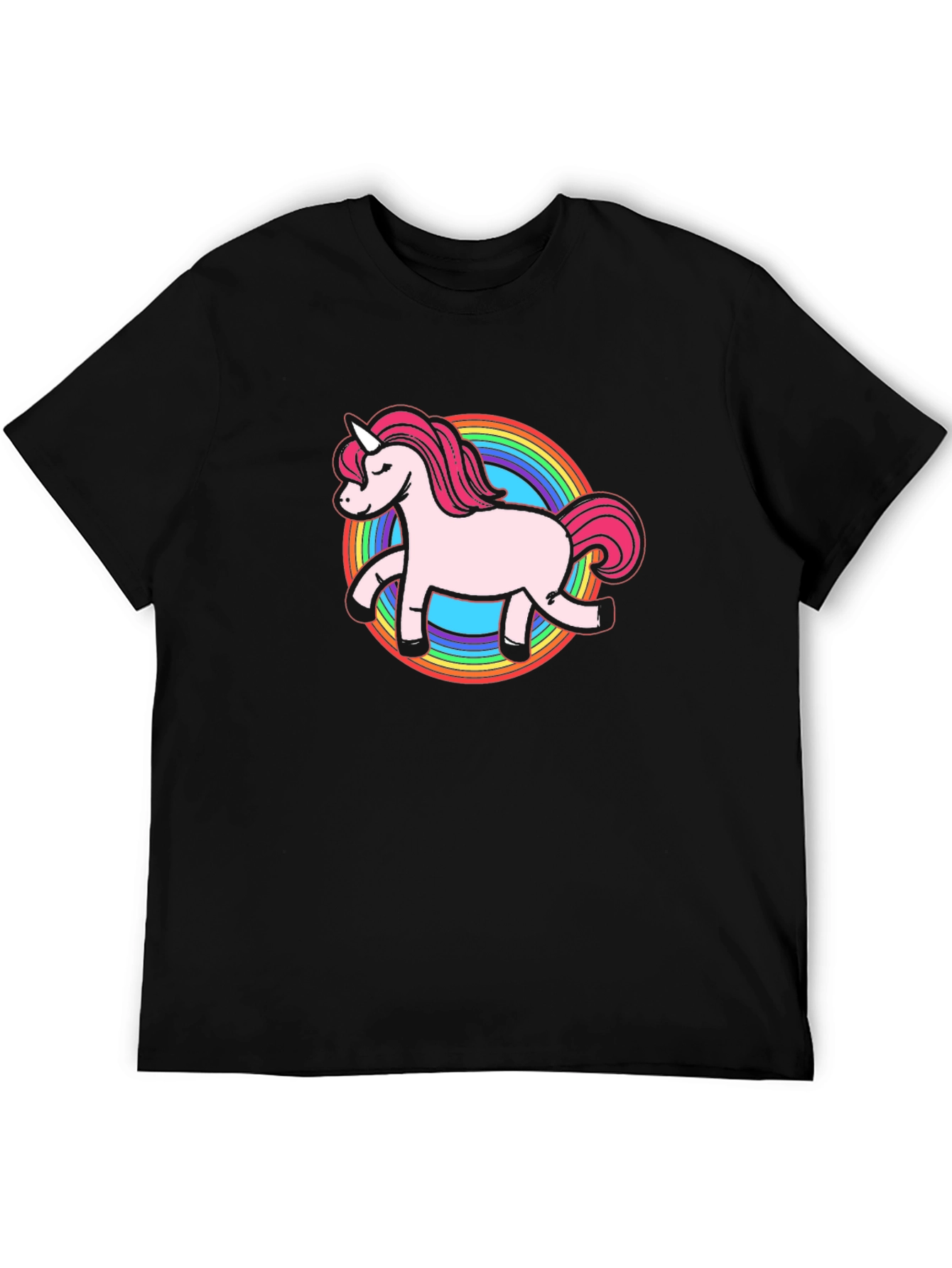 Unicorn Rainbow Graphic T-Shirt