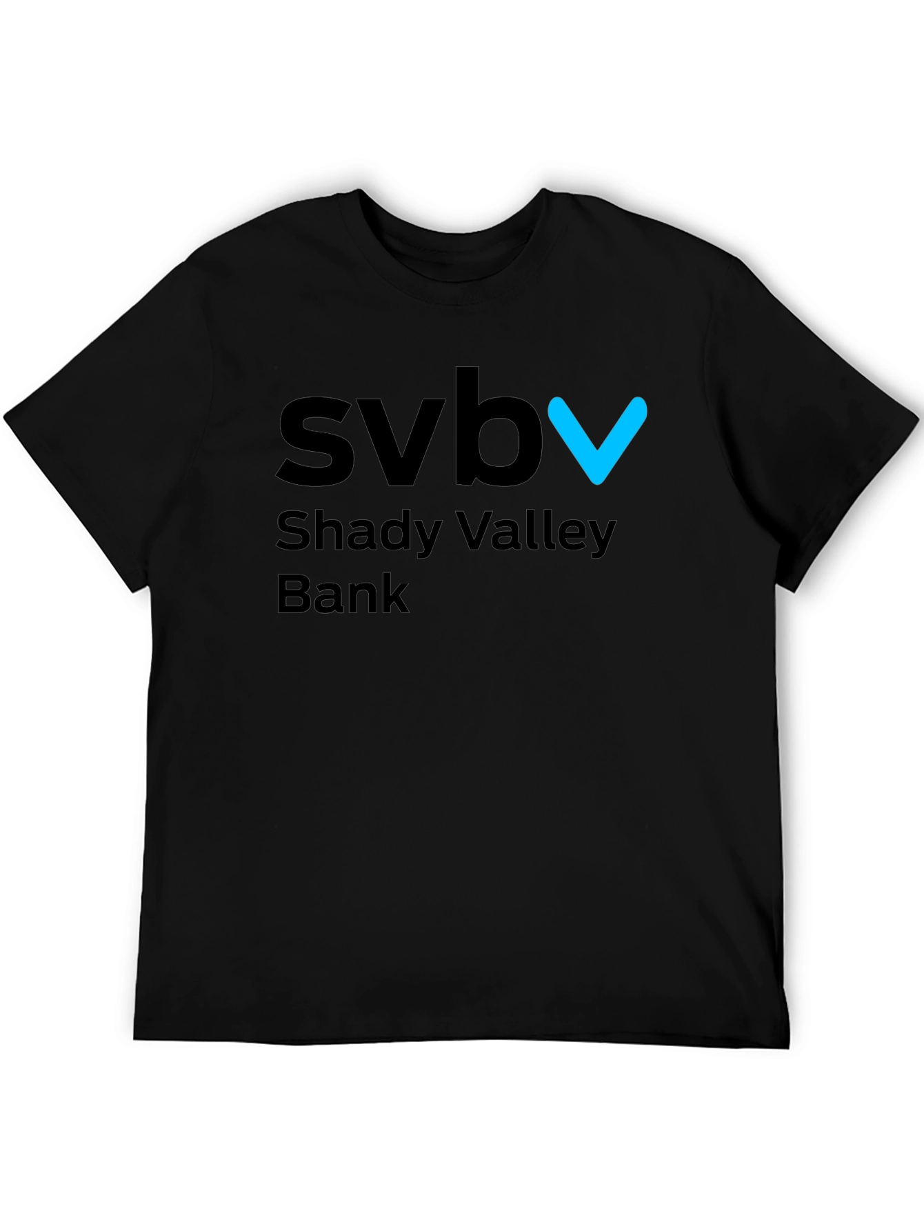 SVB Shady Valley Bank Black T-Shirt