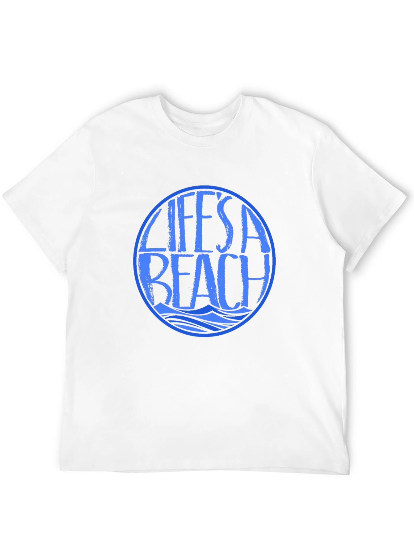 Lifes A Beach Graphic Tee - Black