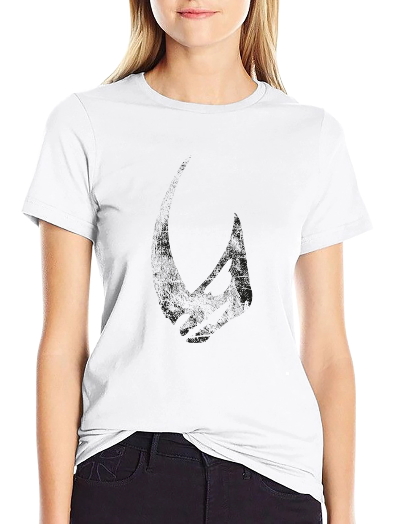 Classic Black Crew Neck T-Shirt for Everyday Wear