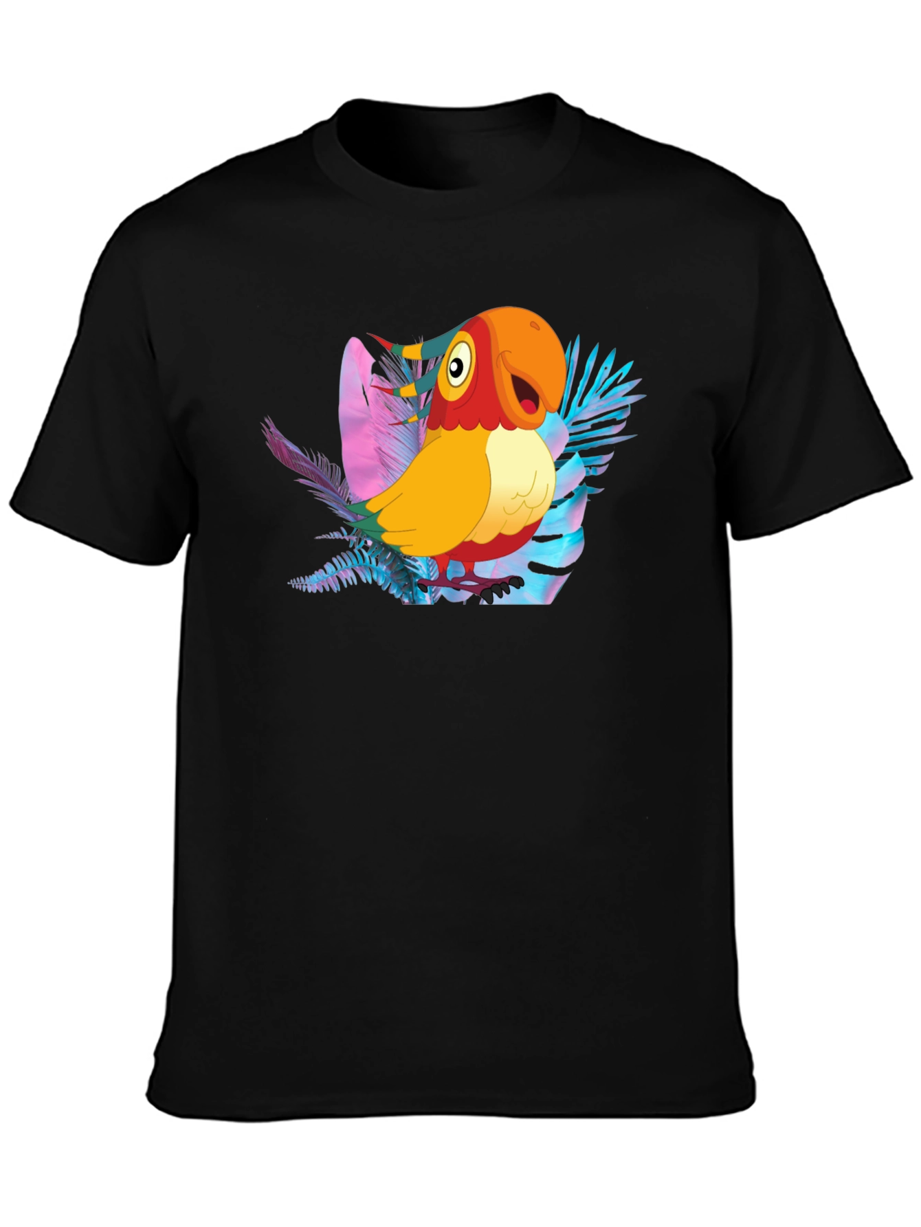 Tropical Parrot Graphic Tee