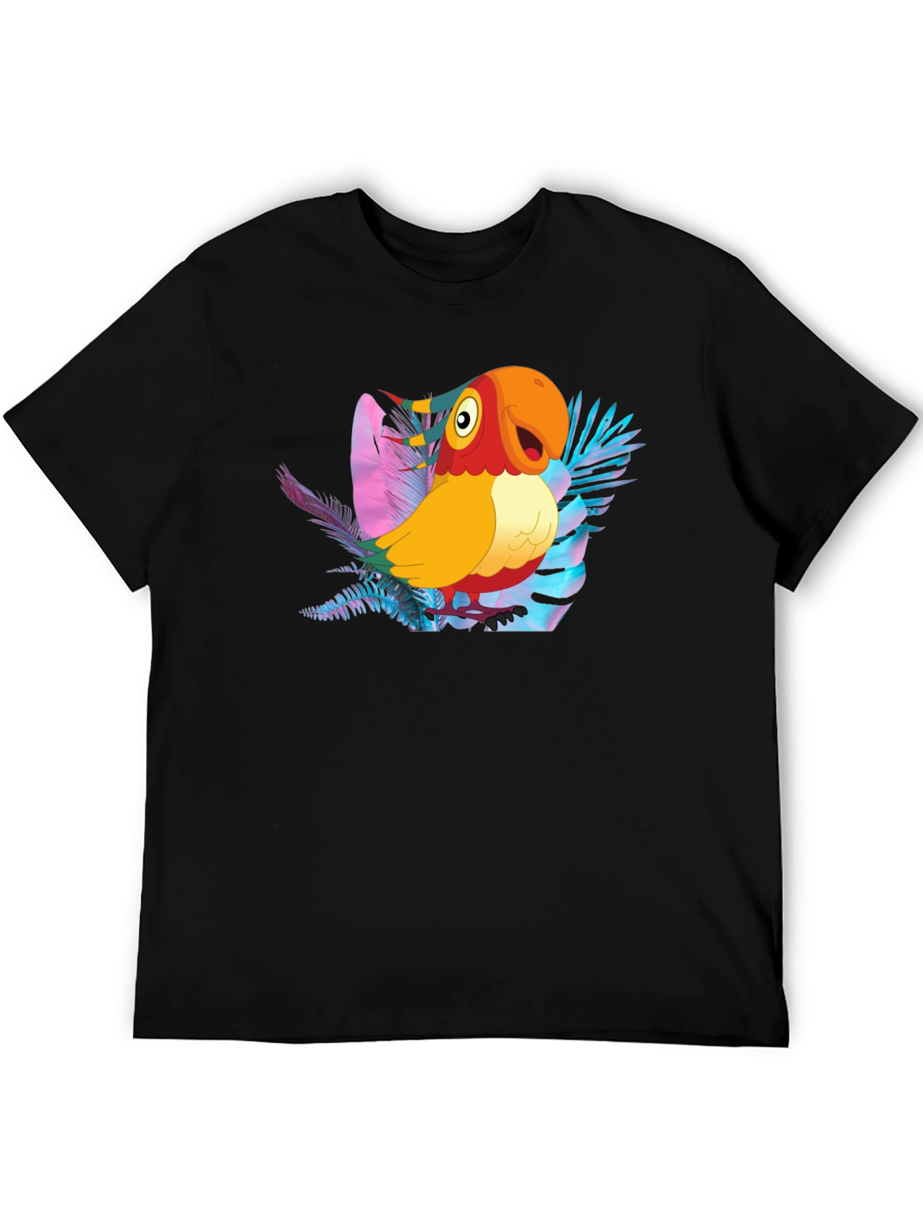 Tropical Parrot Graphic Tee