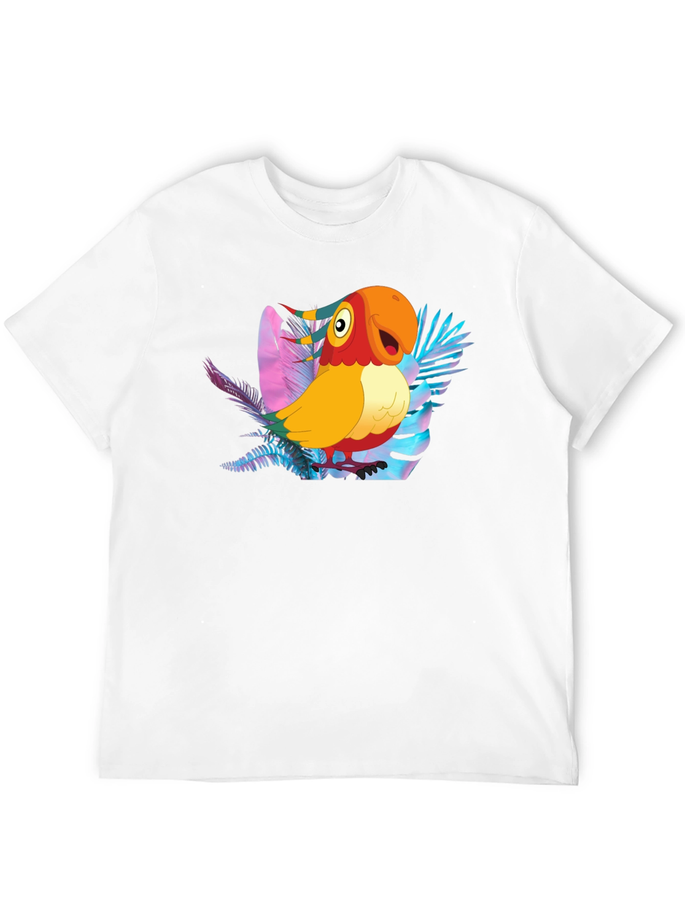 Tropical Parrot Graphic Tee