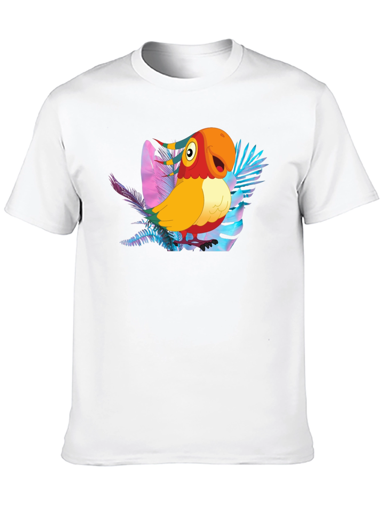 Tropical Parrot Graphic Tee