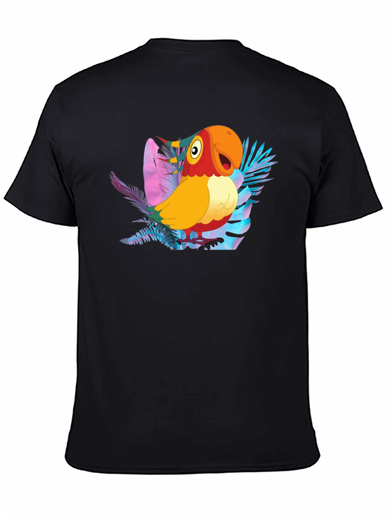 Tropical Parrot Graphic Tee