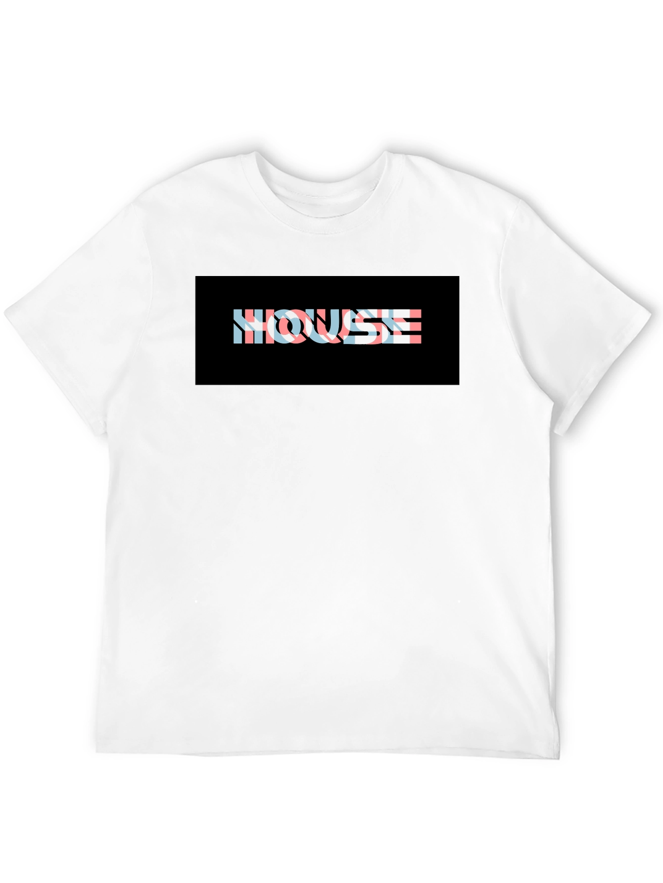 Black HOUSE Graphic Print T-Shirt