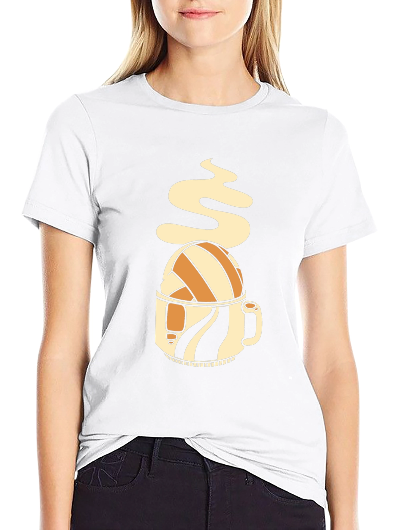 Volleyball Coffee Mug Graphic Tee