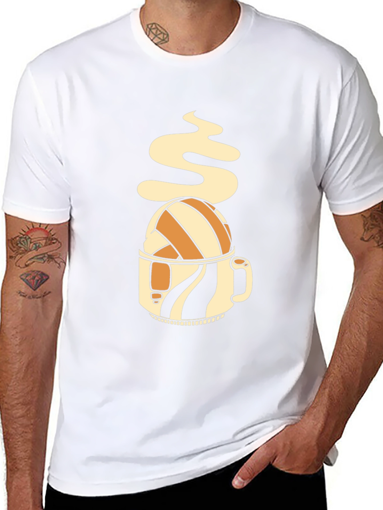 Volleyball Coffee Mug Graphic Tee