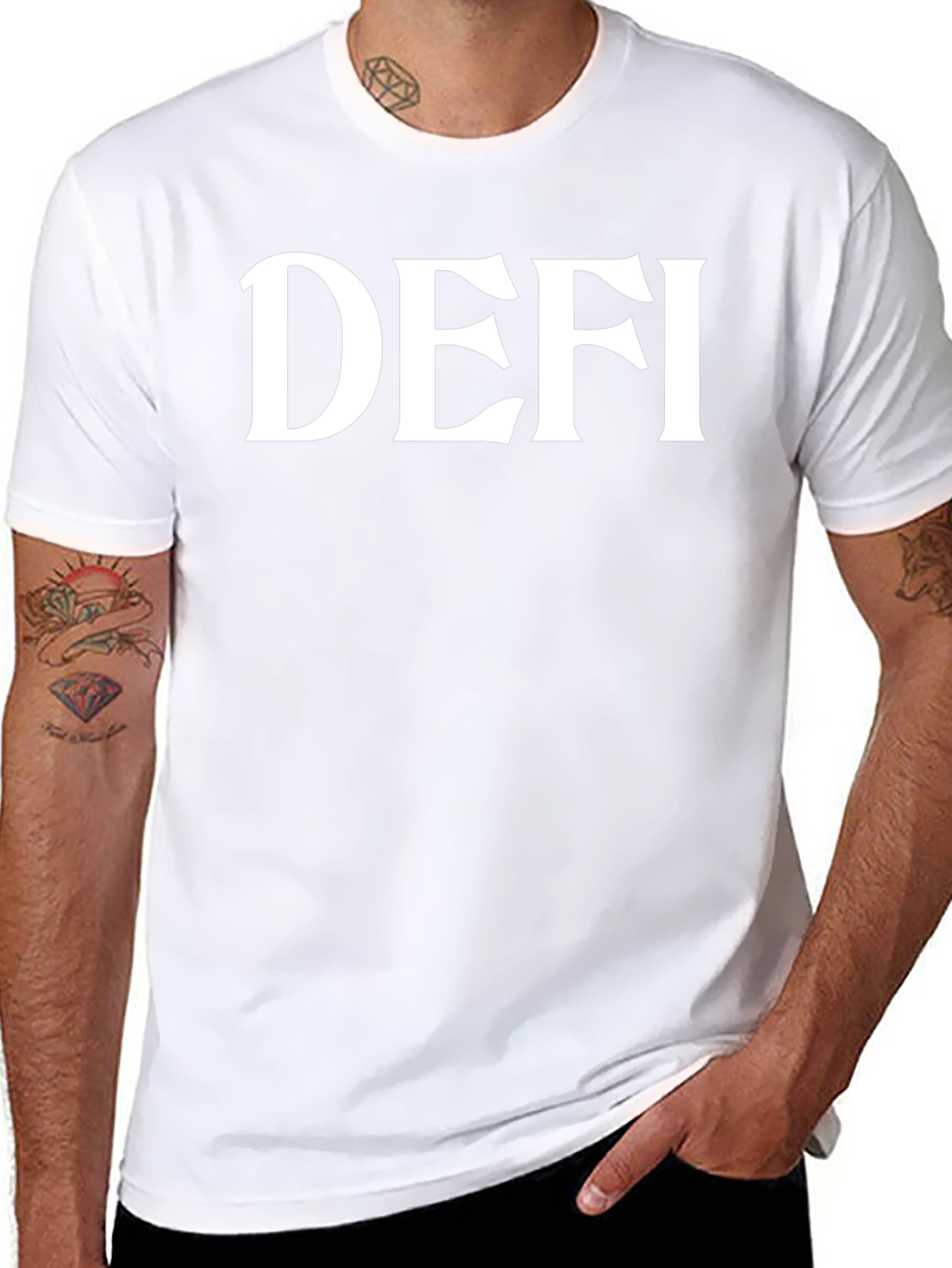 DEFI Black T-Shirt - Bold Fashion