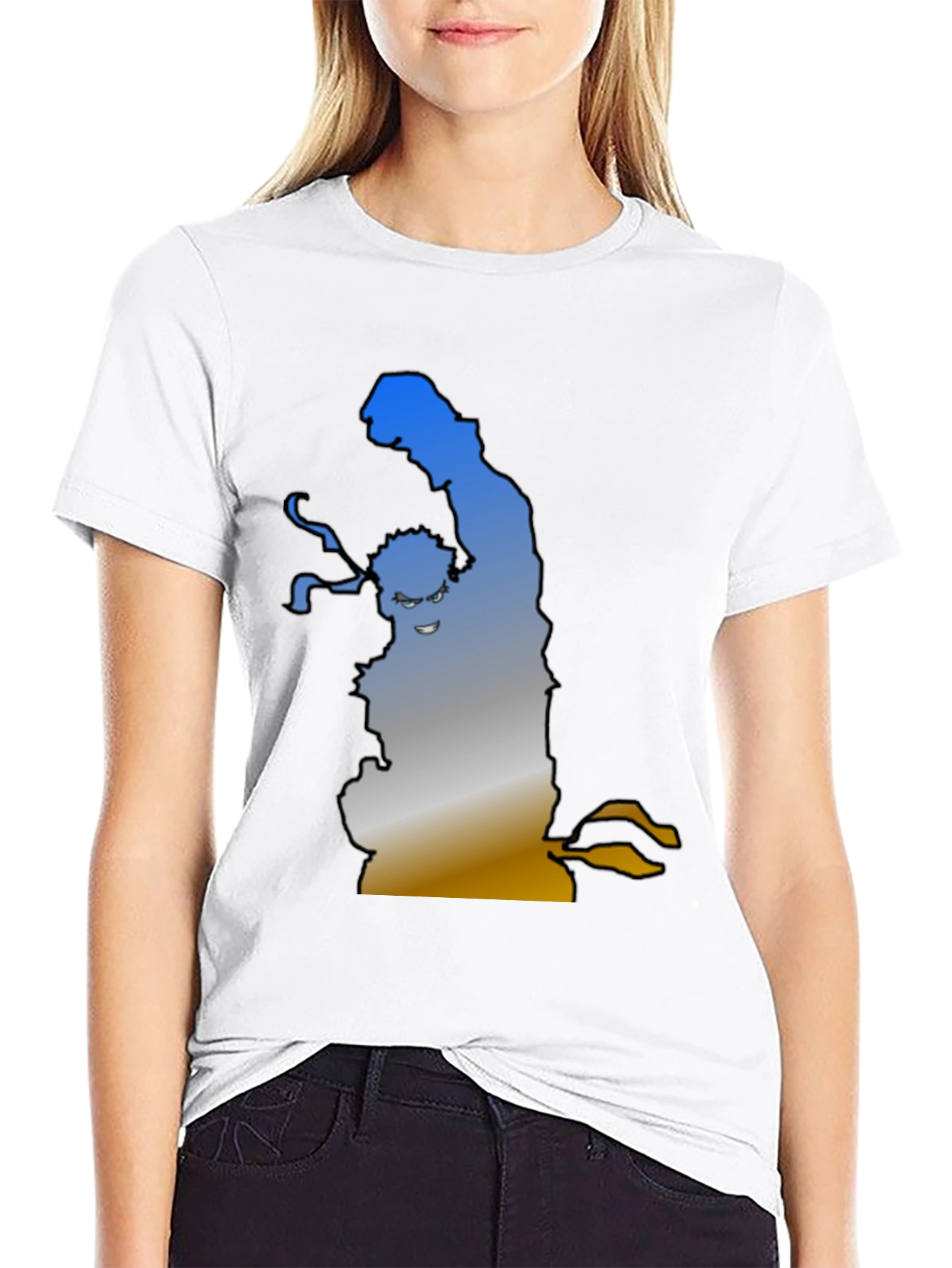 Funny Evil Cartoon Graphic T-Shirt