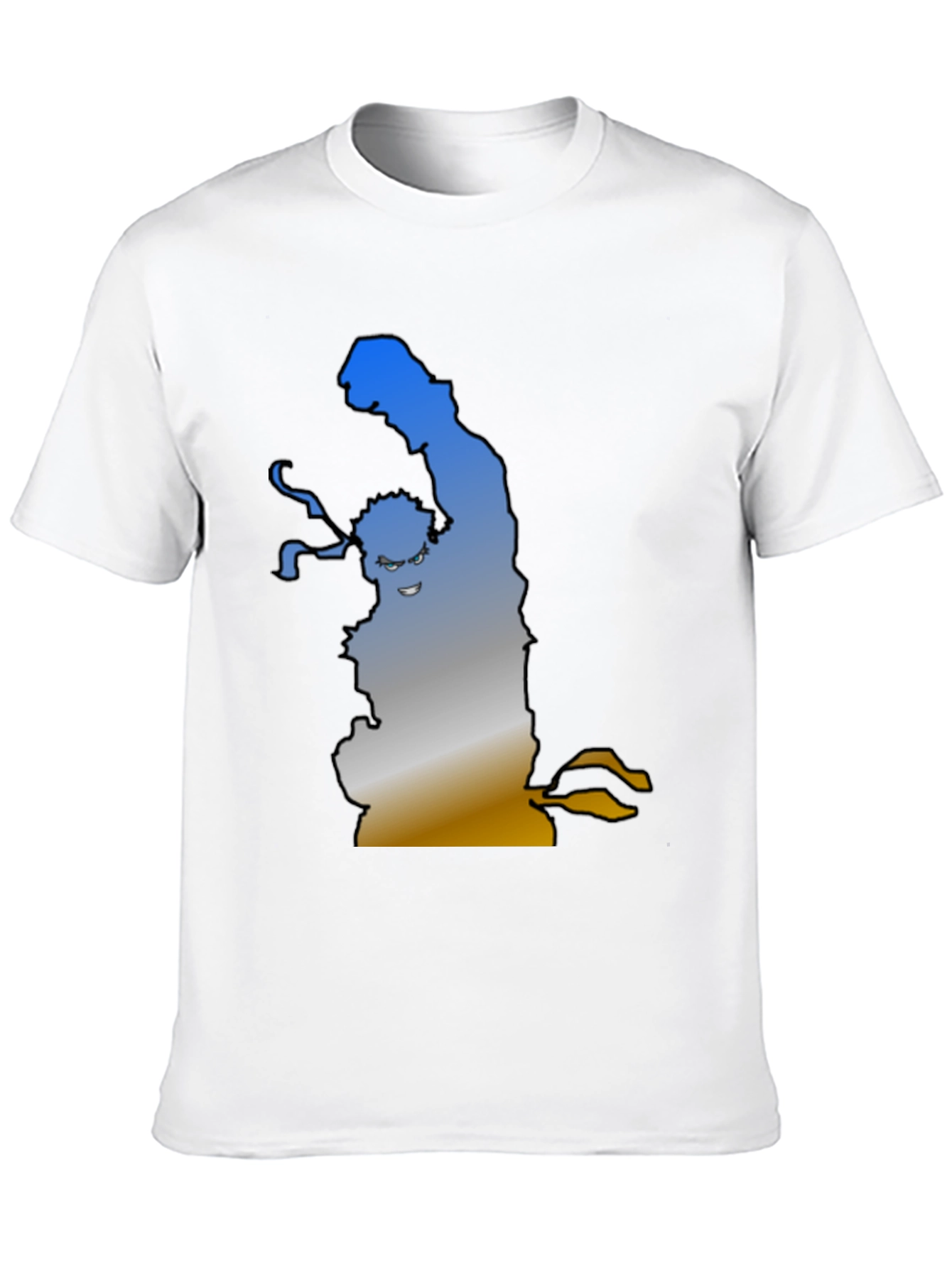 Funny Evil Cartoon Graphic T-Shirt