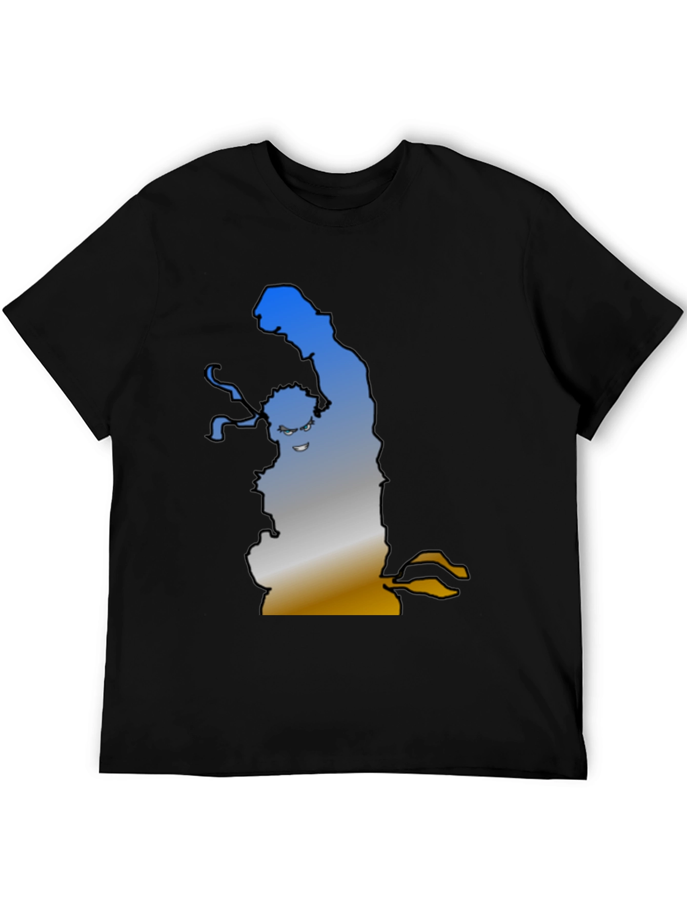 Funny Evil Cartoon Graphic T-Shirt