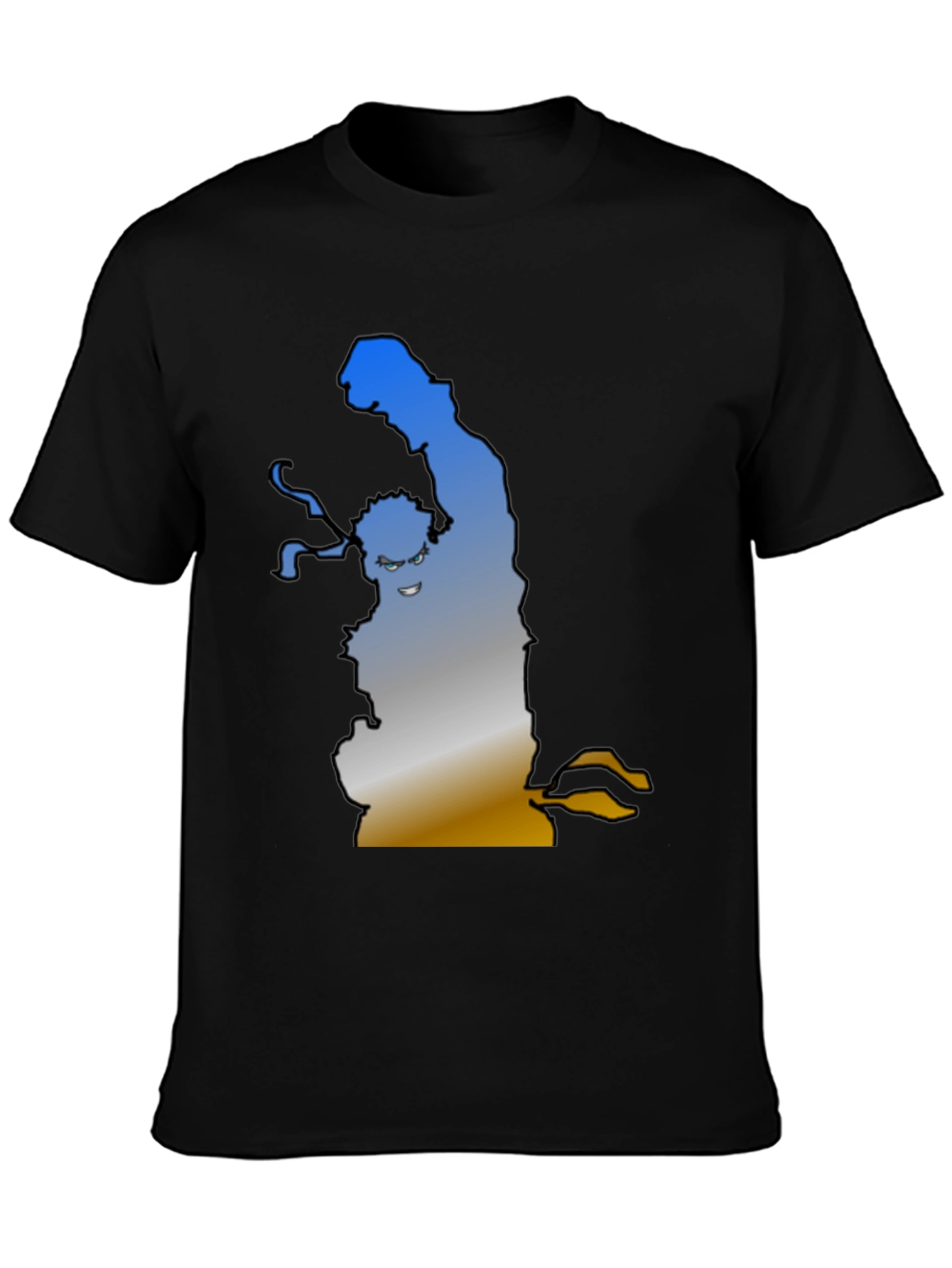 Funny Evil Cartoon Graphic T-Shirt